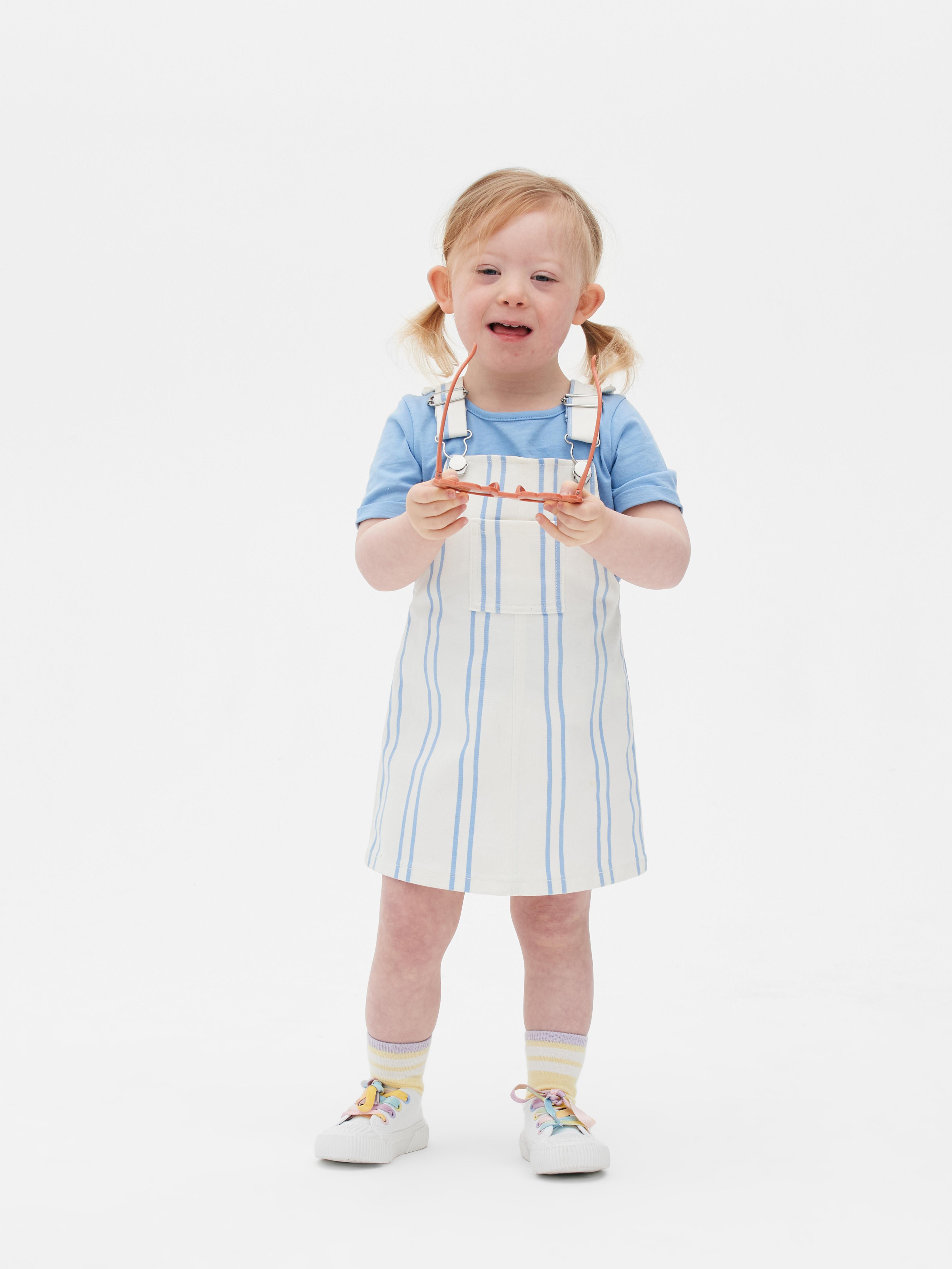 T-shirt and Overall Dress Set
