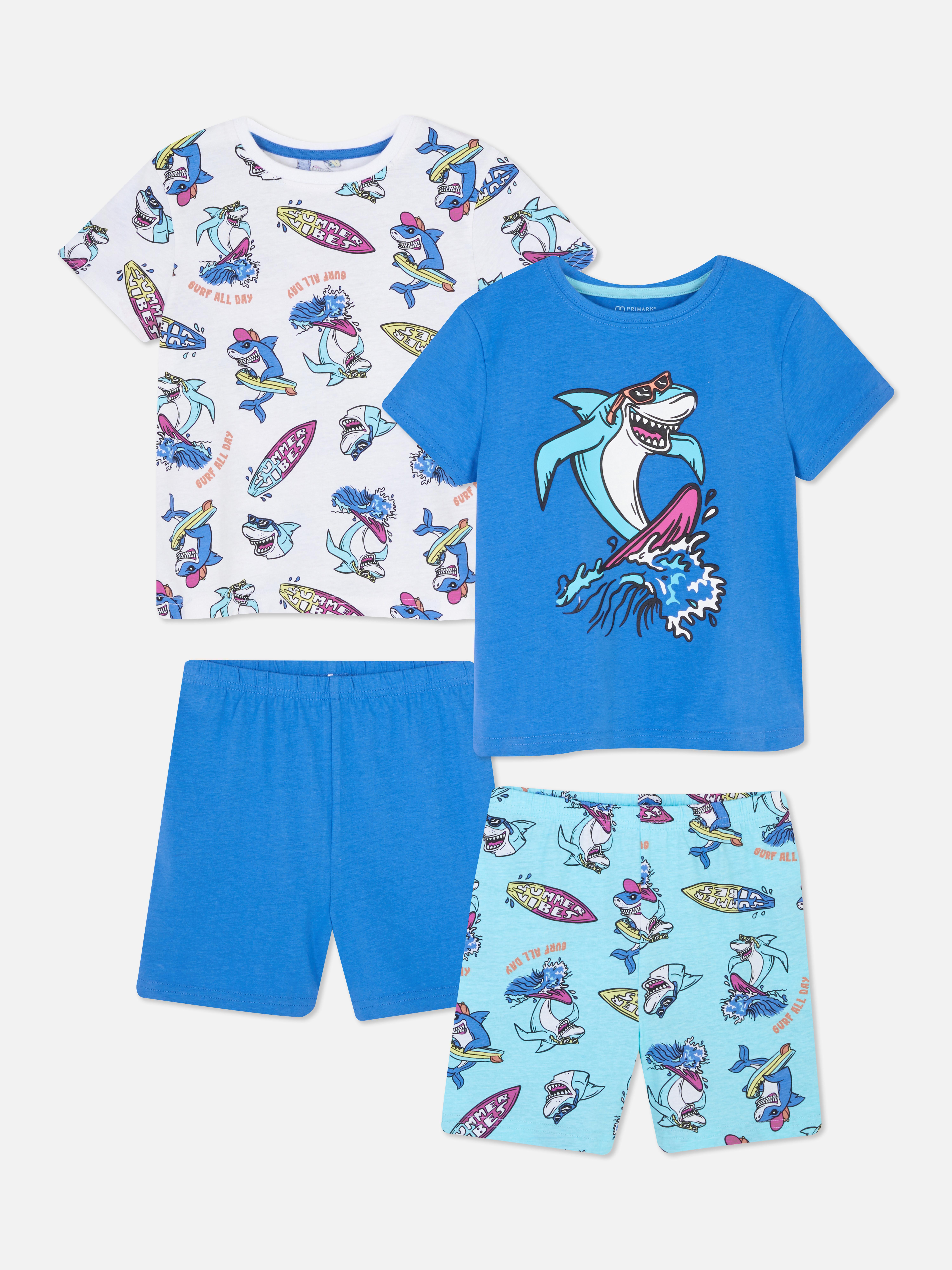 2pk Shark Mixed Pyjamas