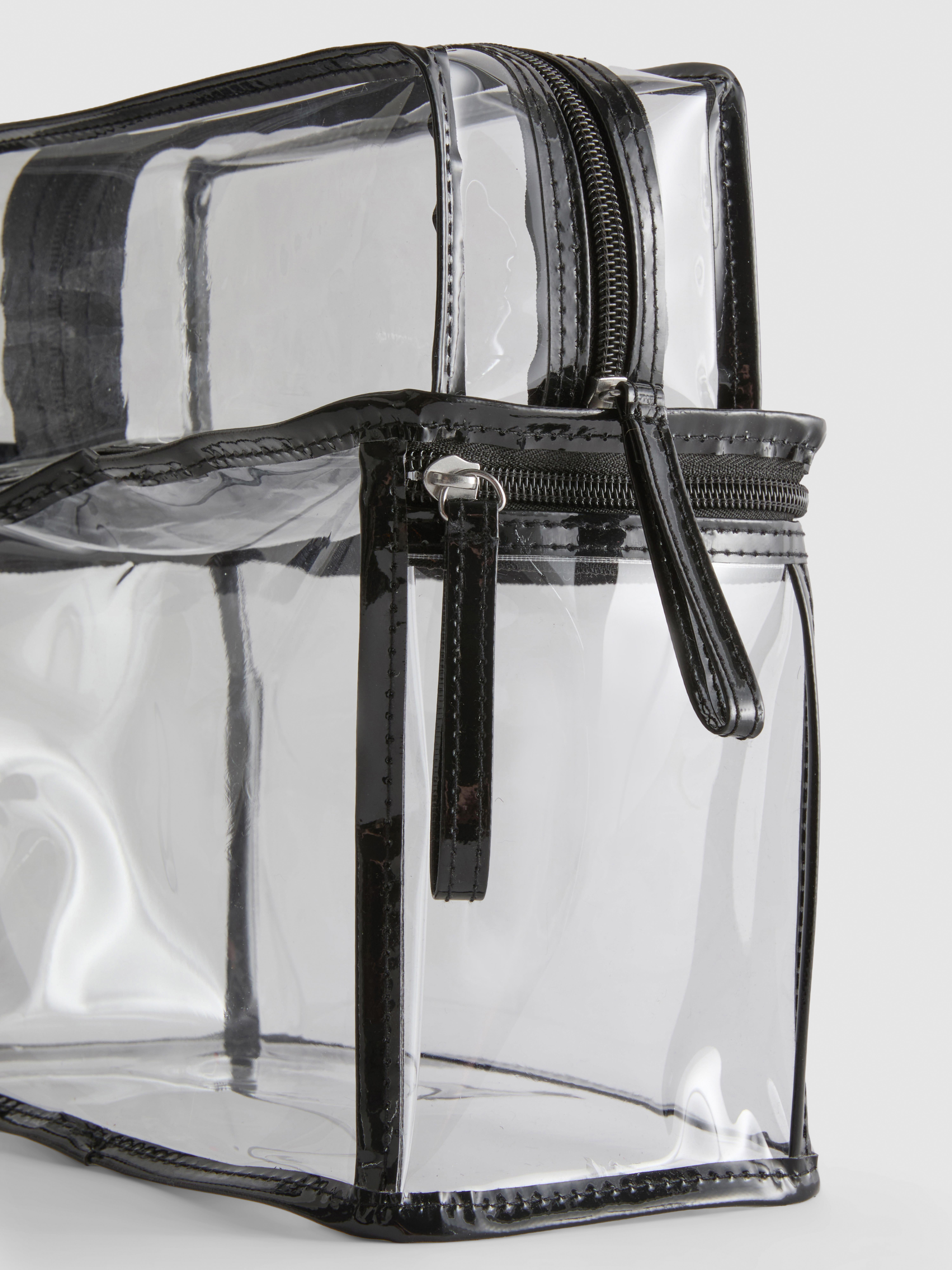 2pk Clear Makeup Bags
