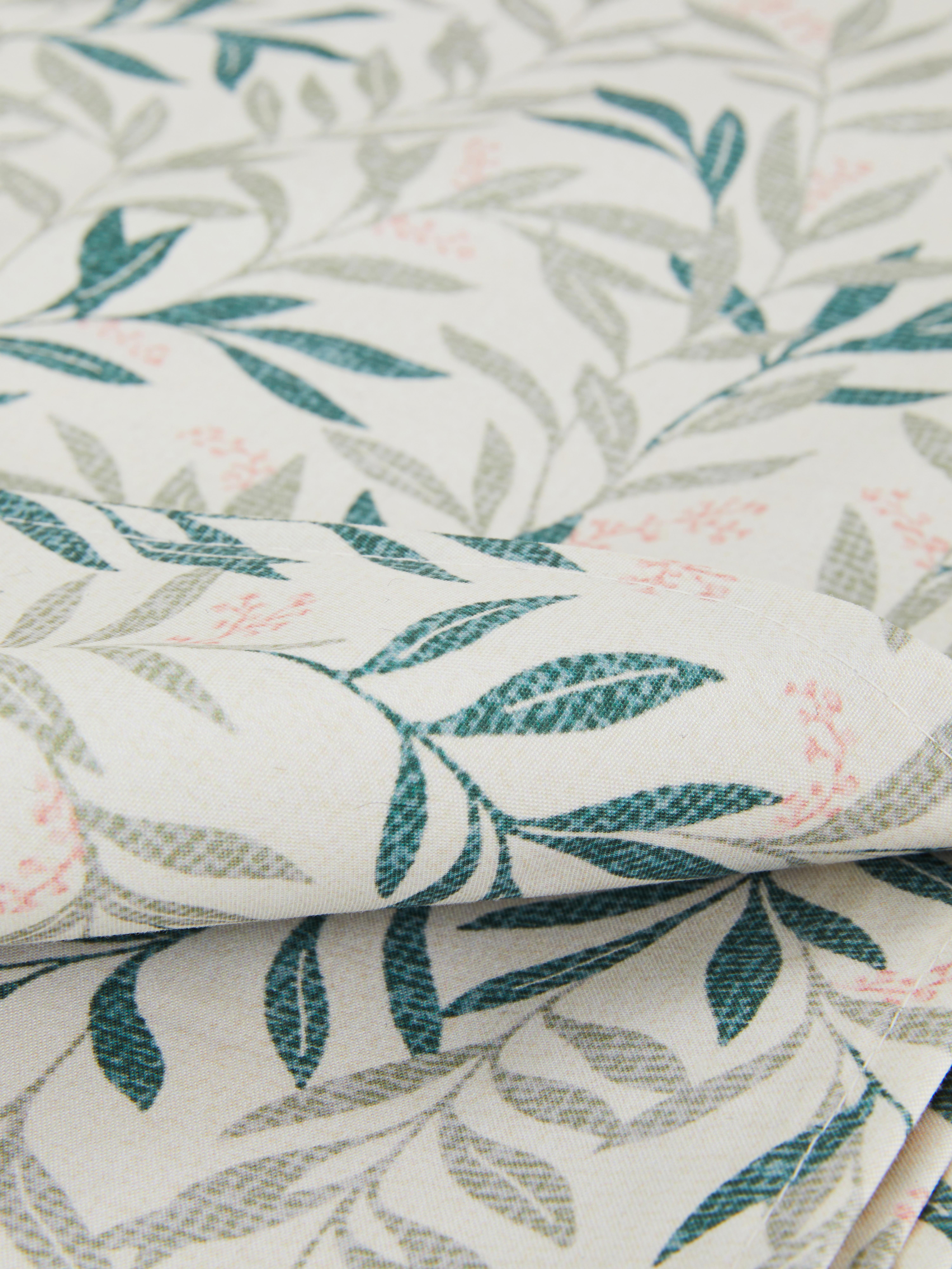 Leaf Print Tablecloth