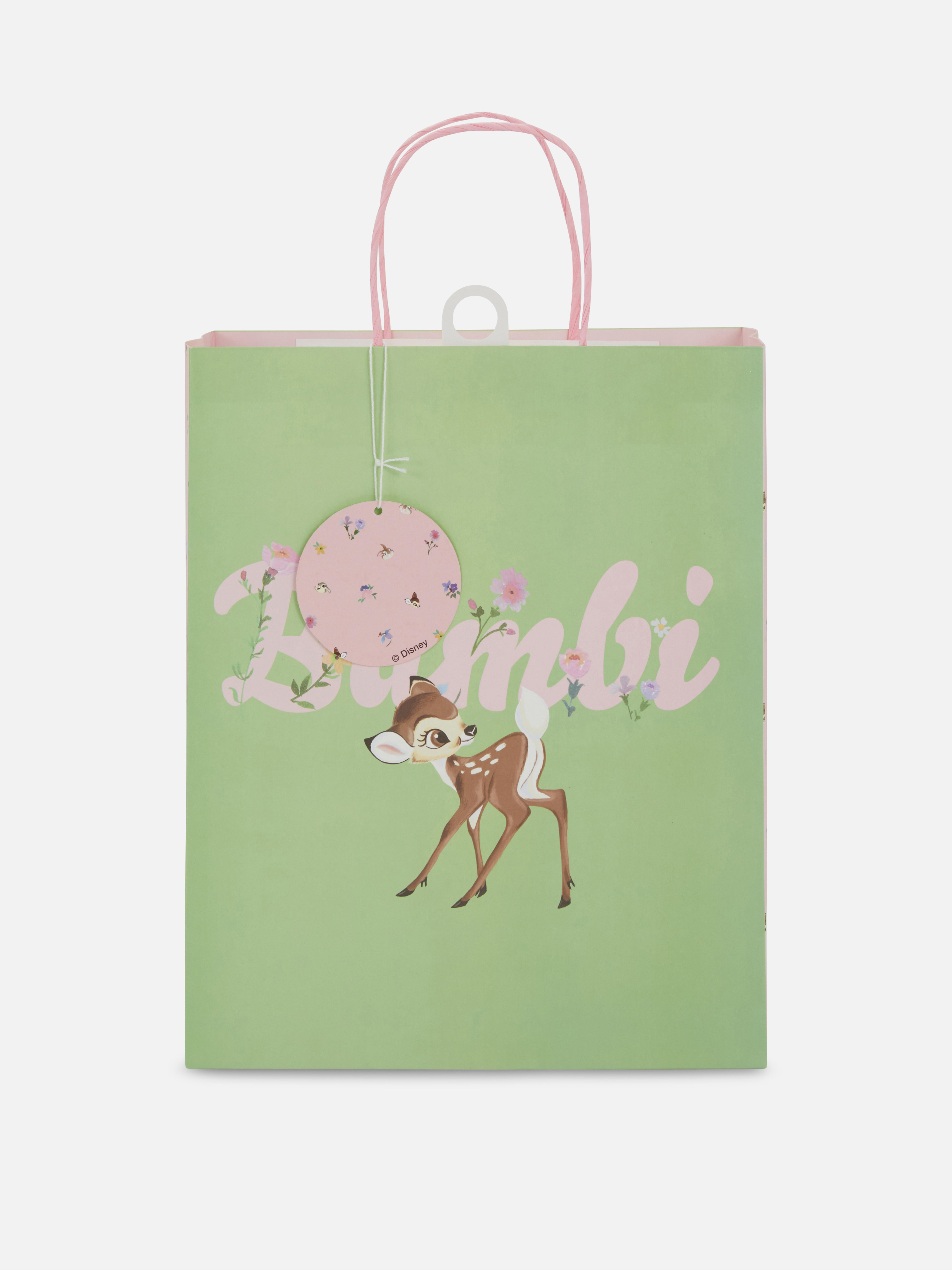 Busta regalo motivo floreale Bambi Disney