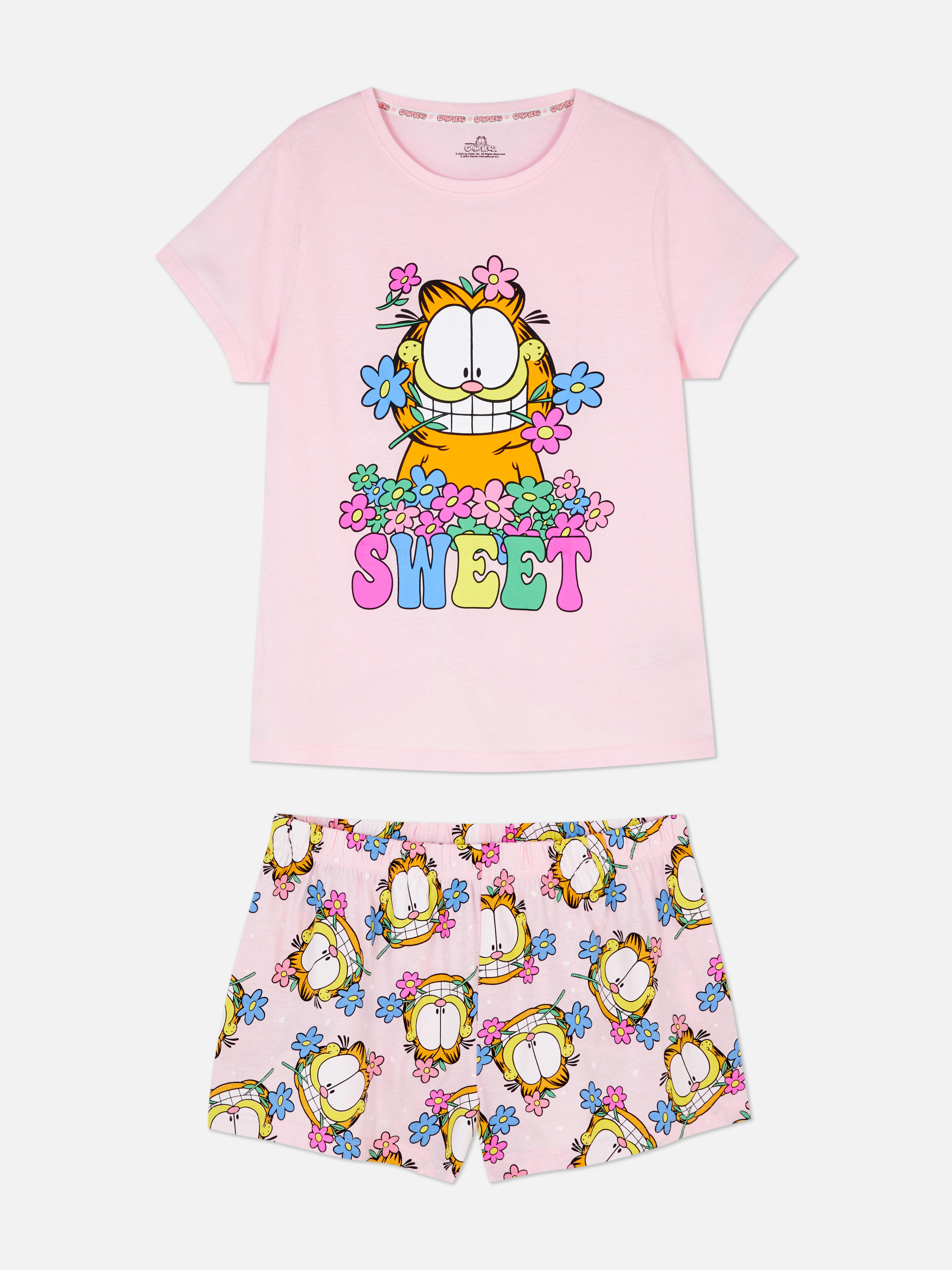 Garfield T-Shirt and Shorts Pyjama Set