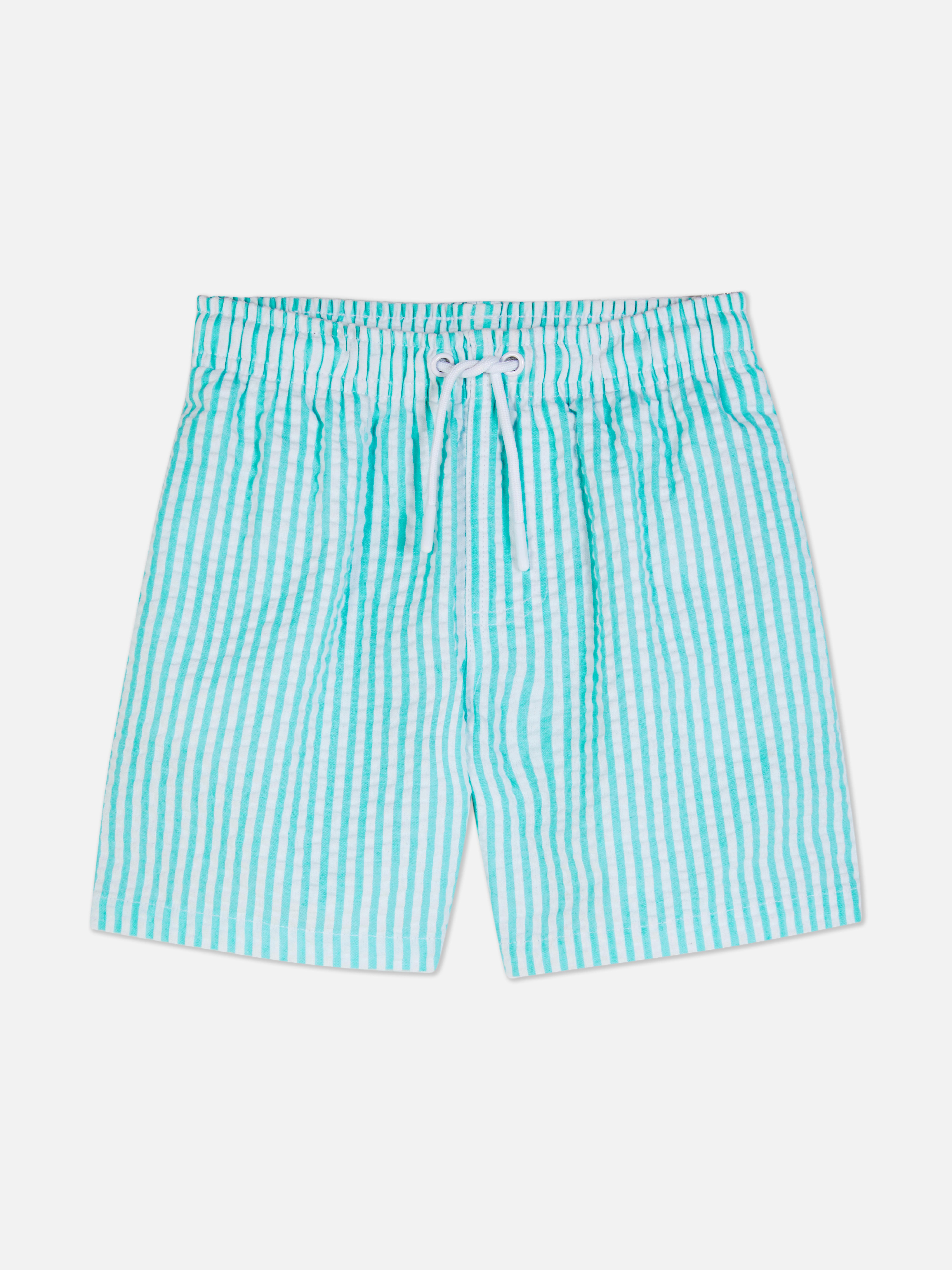 Stripe Textured Swimming Shorts