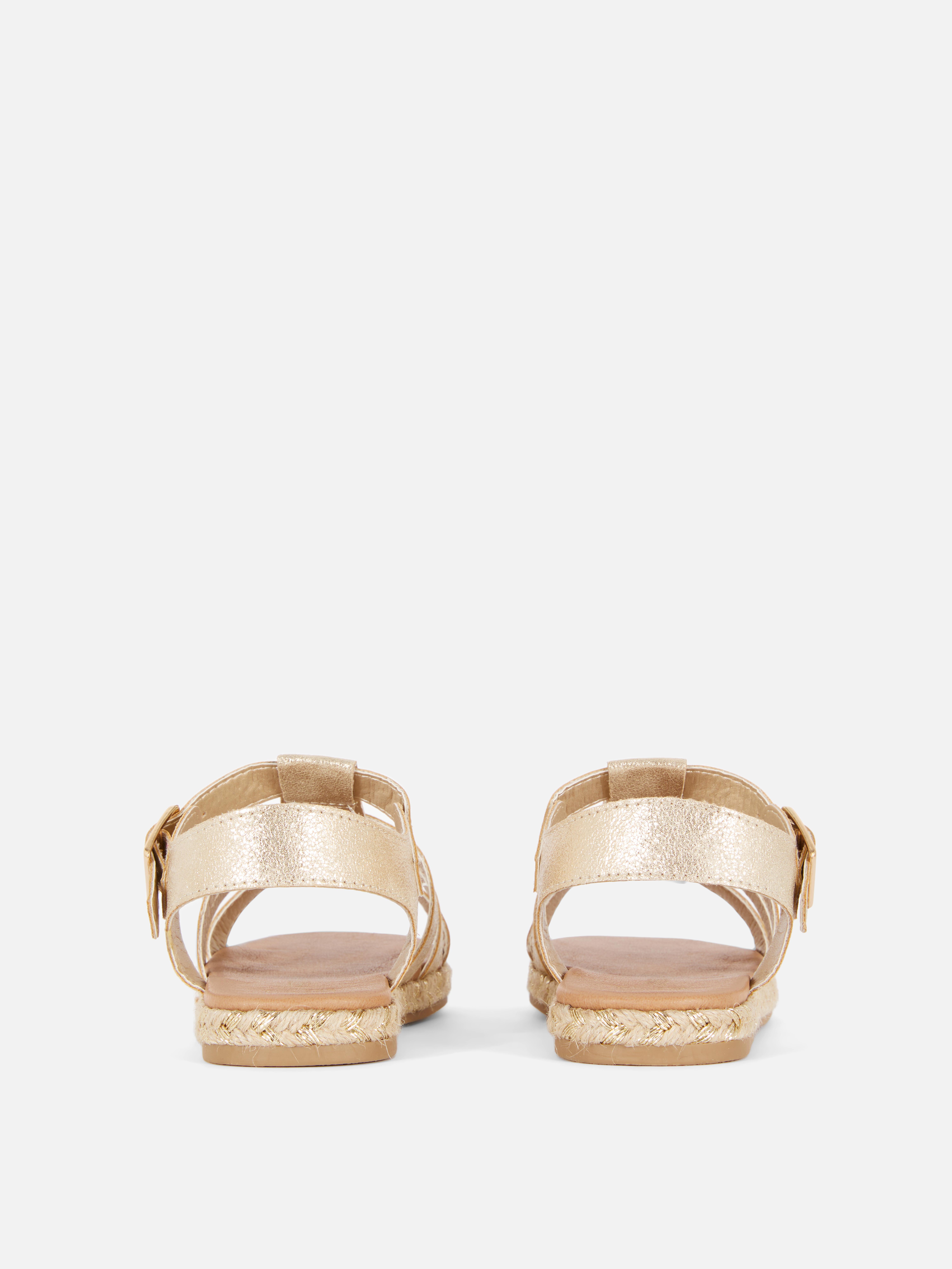 Jute Ankle Strap Sandals