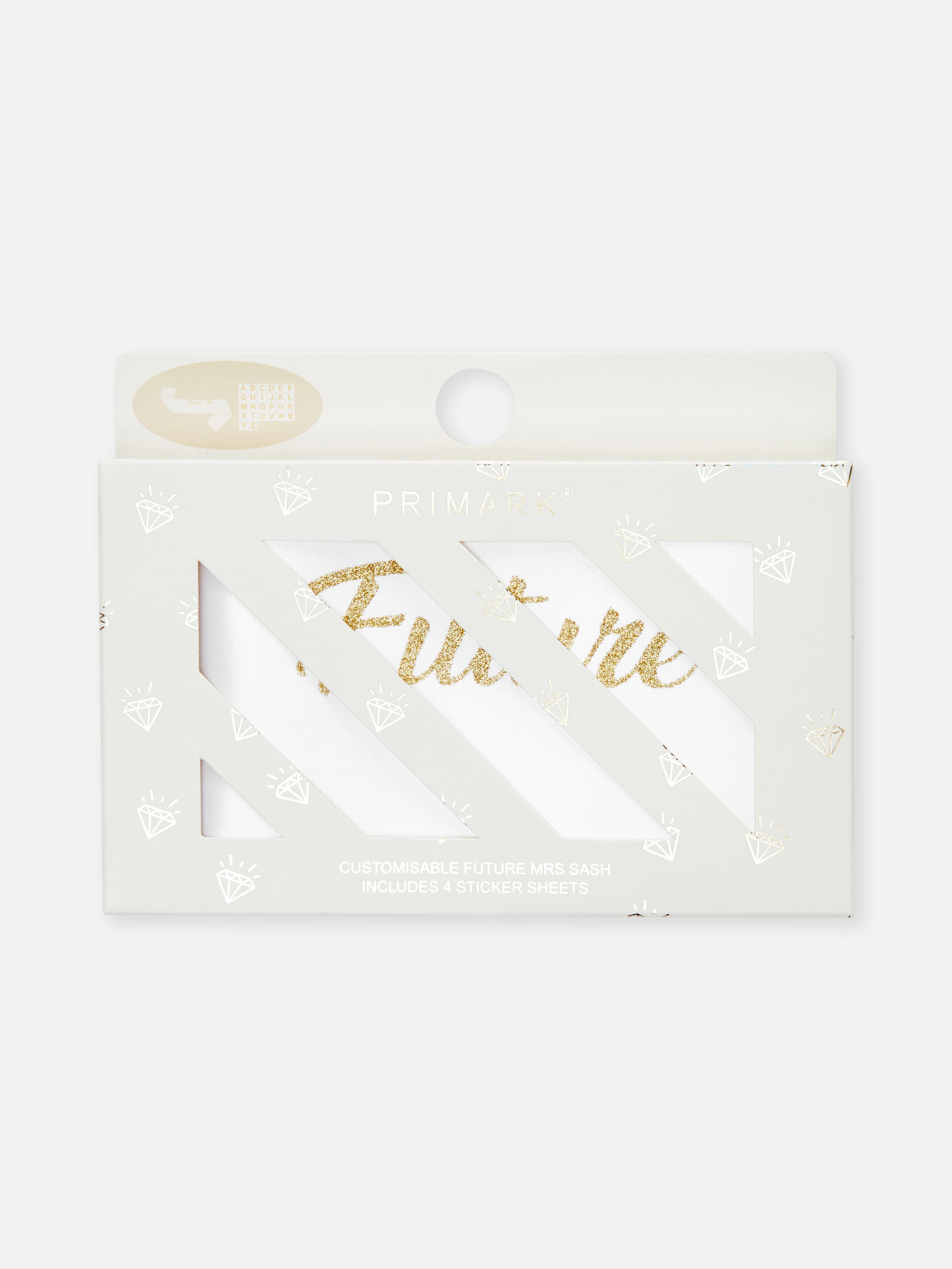 Schärpe aus Satin für die Braut