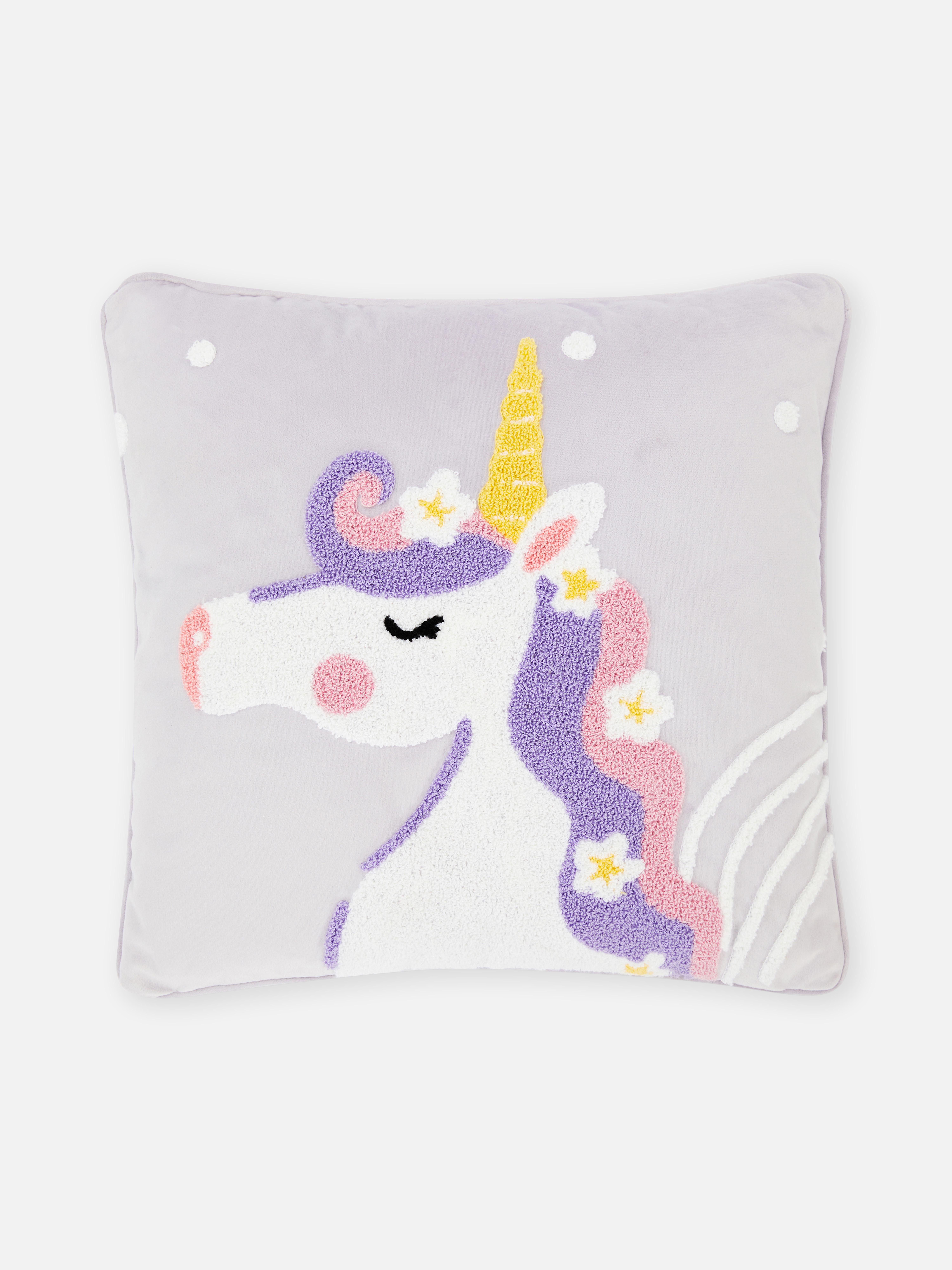 Tufted Texture Unicorn Cushion