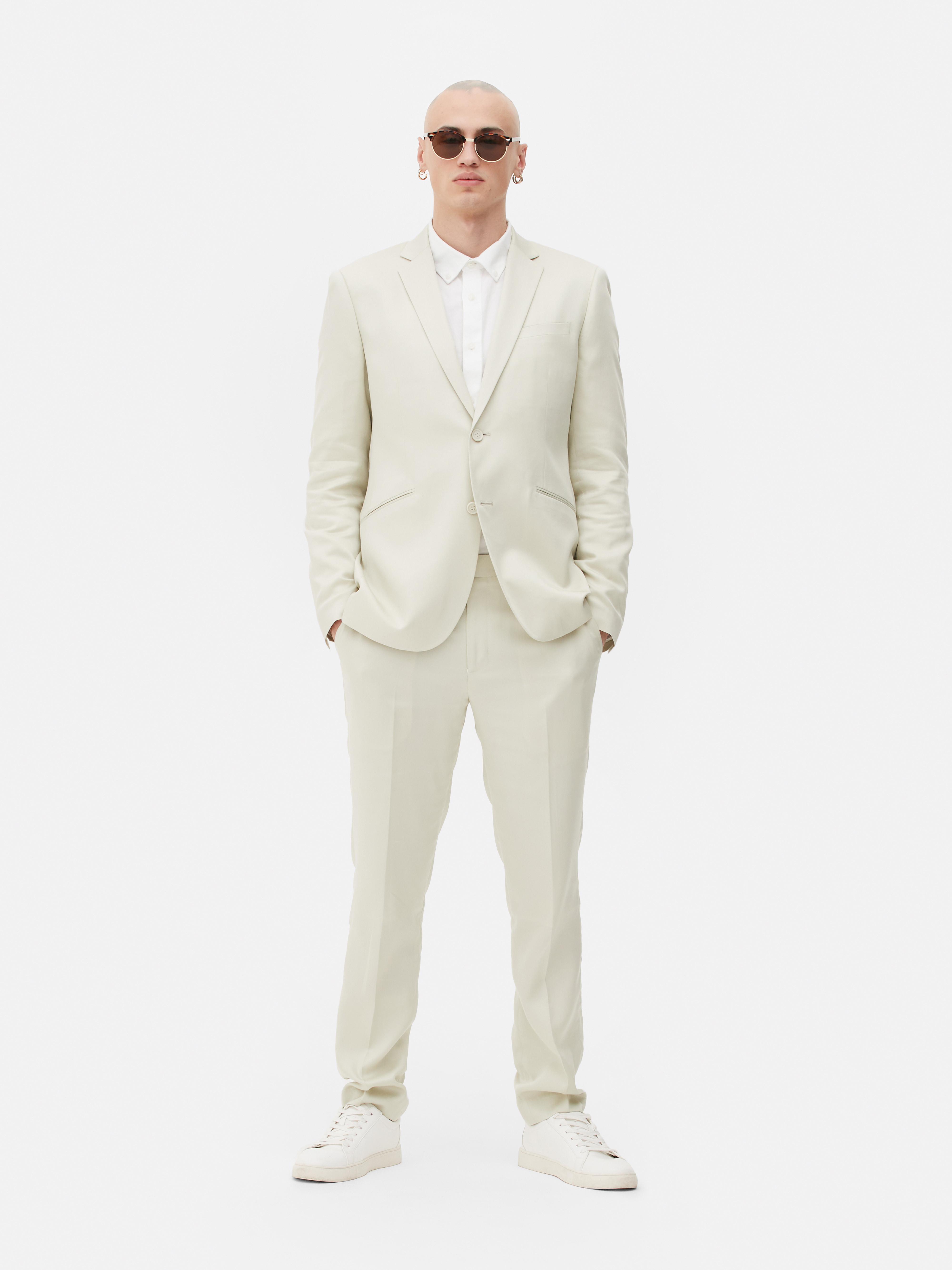 Kem Lightweight Single-Breasted Suit Jacket