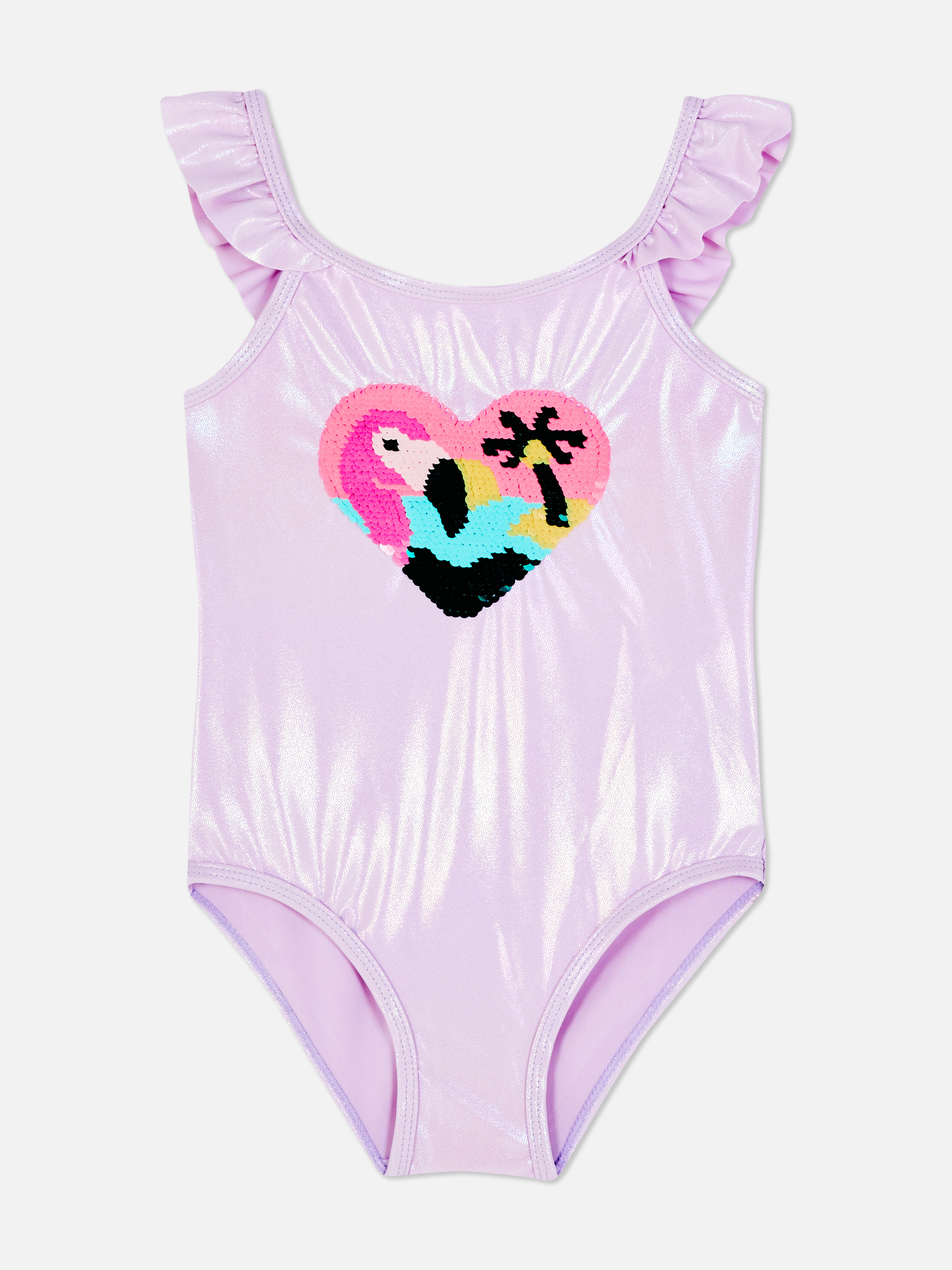 Flamingo Sequin Swimsuit