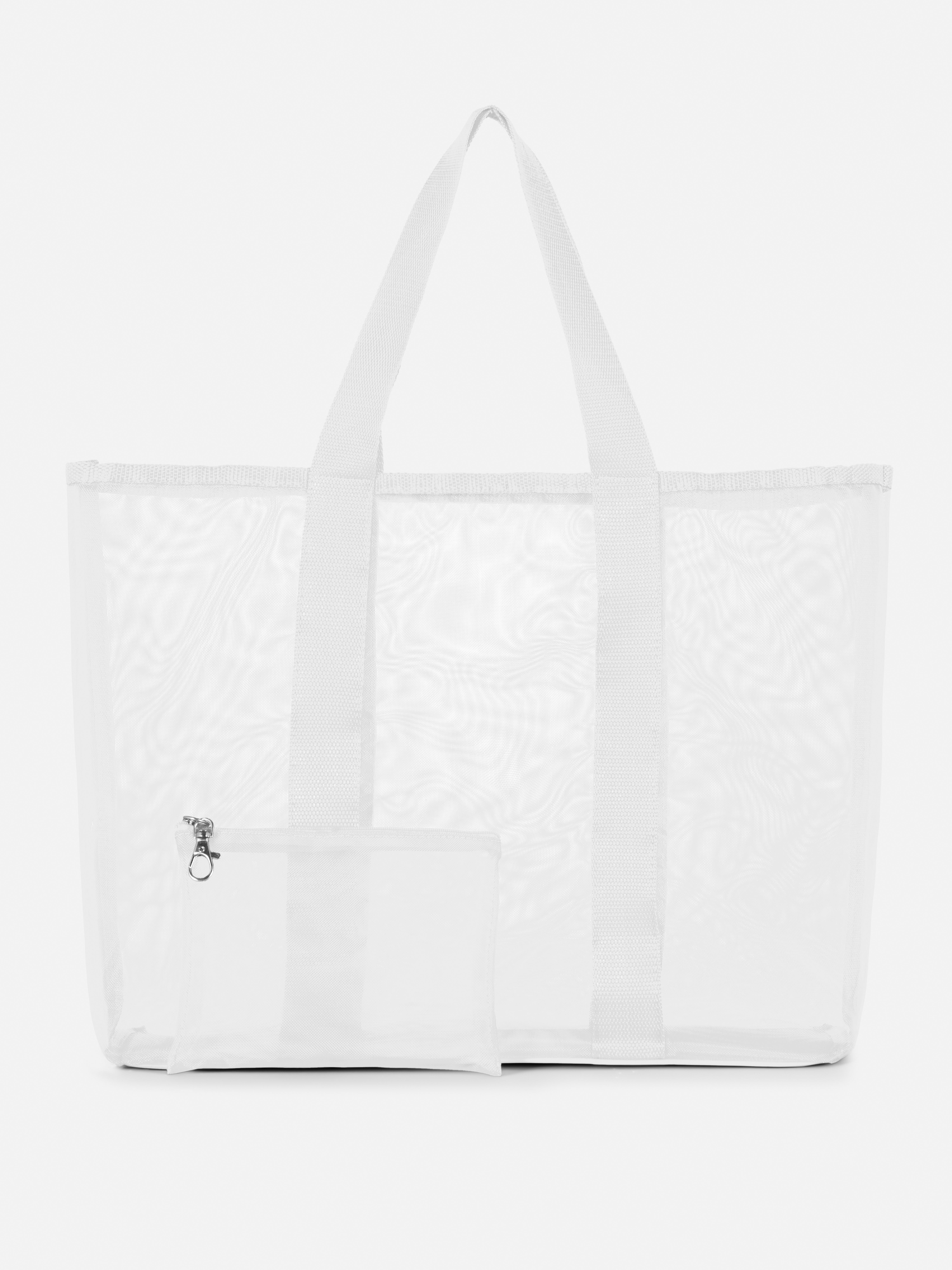 Mesh Shopper With Pouch