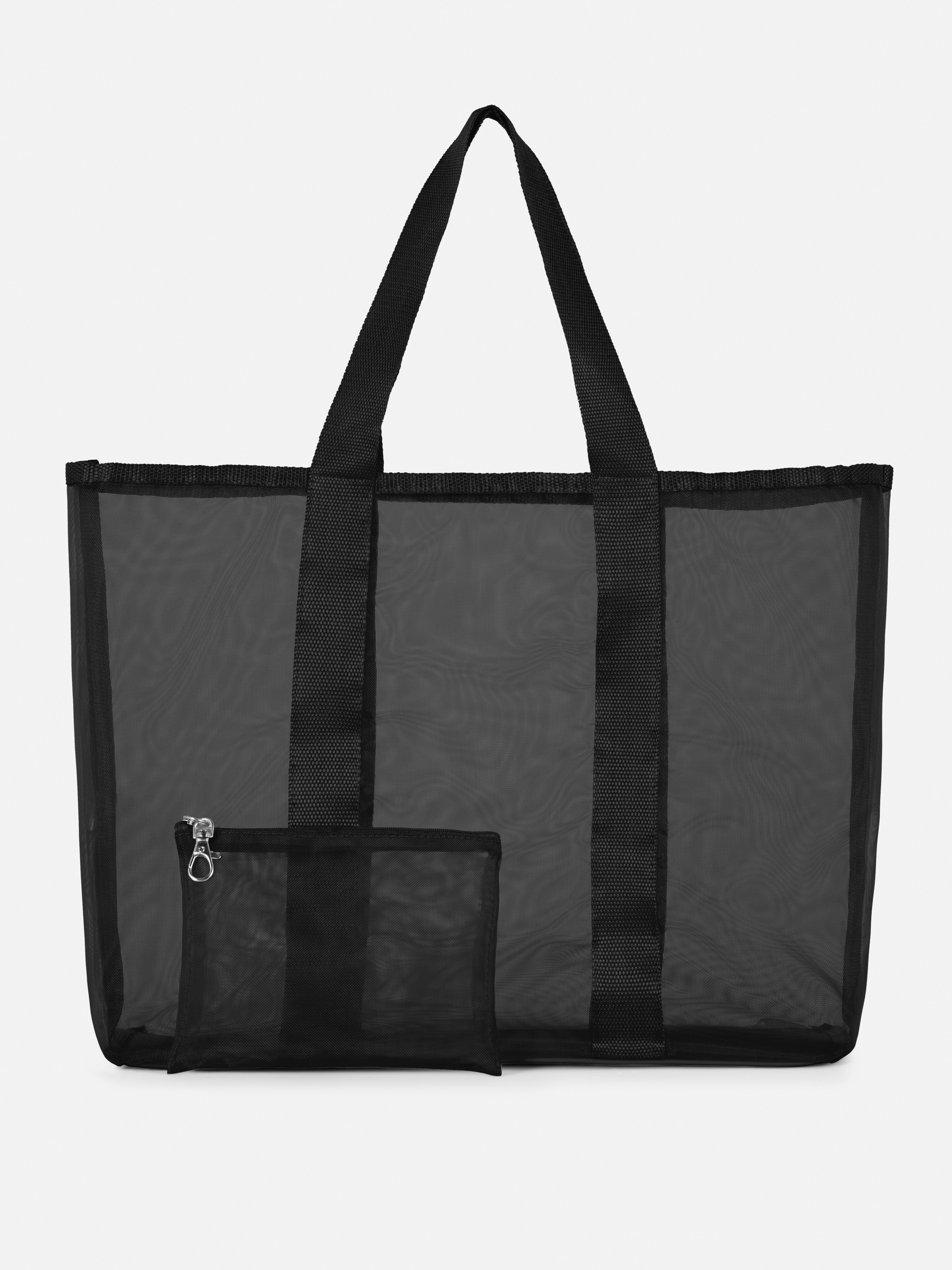 Mesh Shopper With Pouch