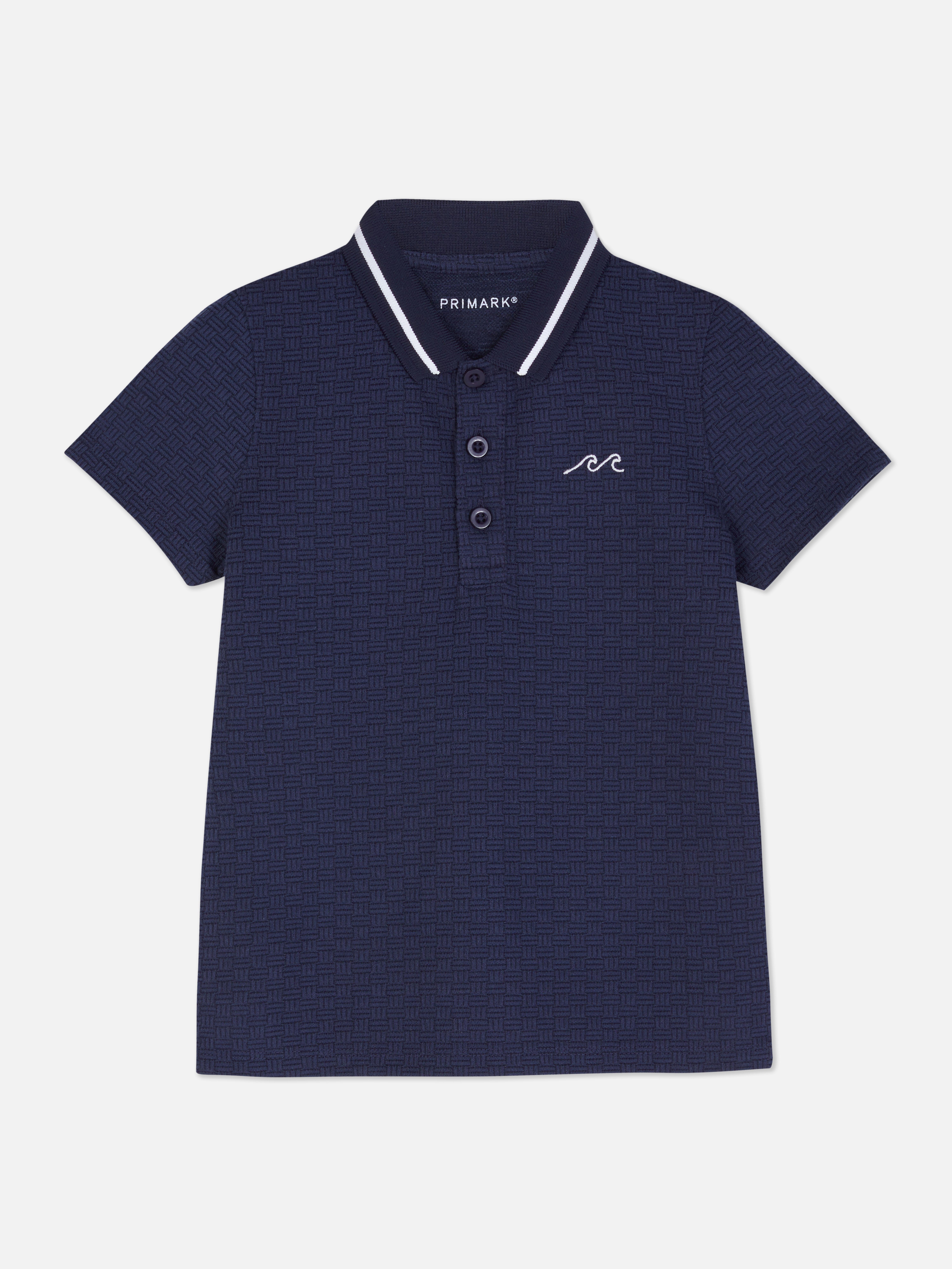 Embroidered Short Sleeve Polo Shirt