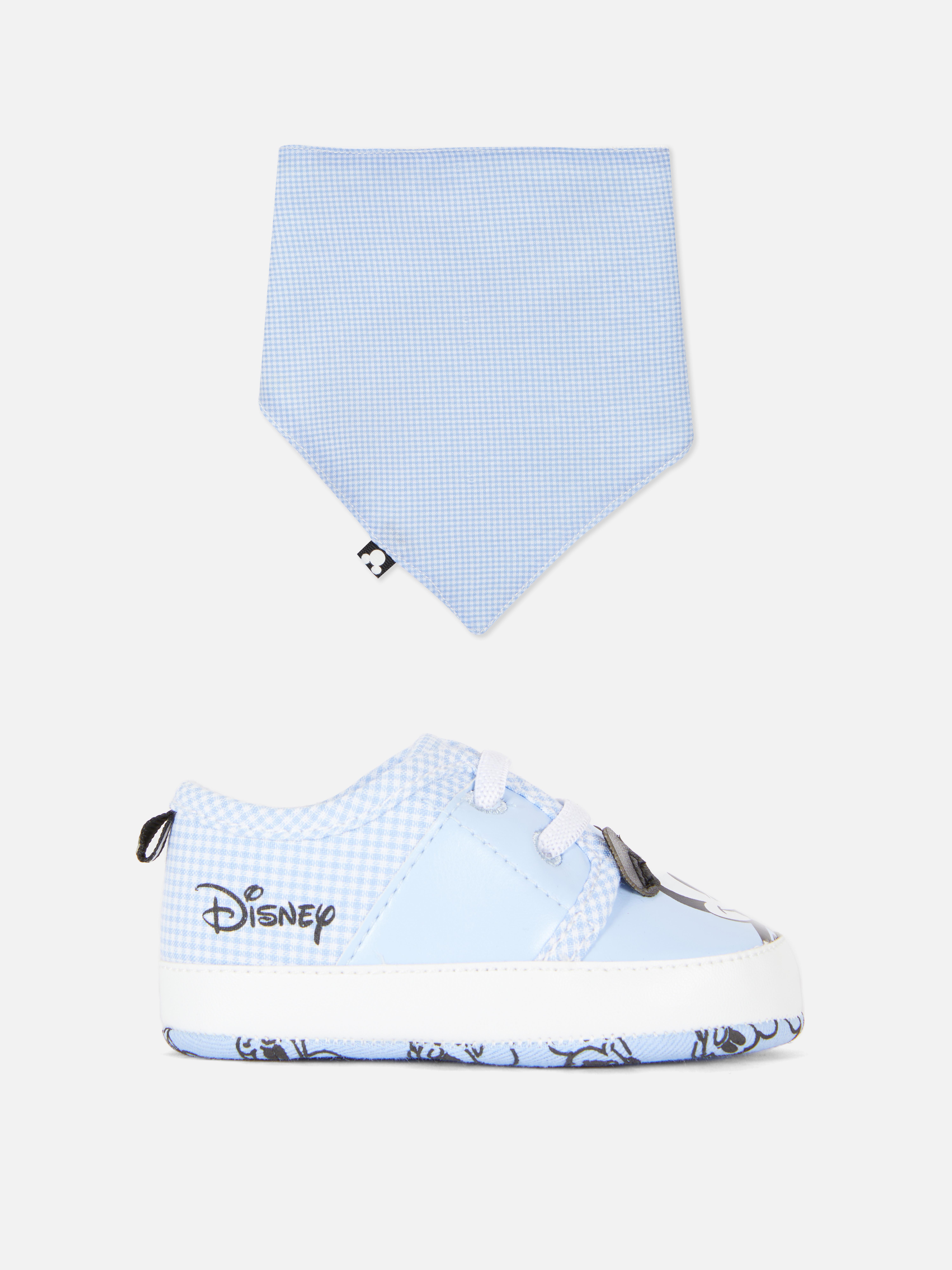 „Disneys Micky Maus“ Set aus Schuhen und Lätzchen
