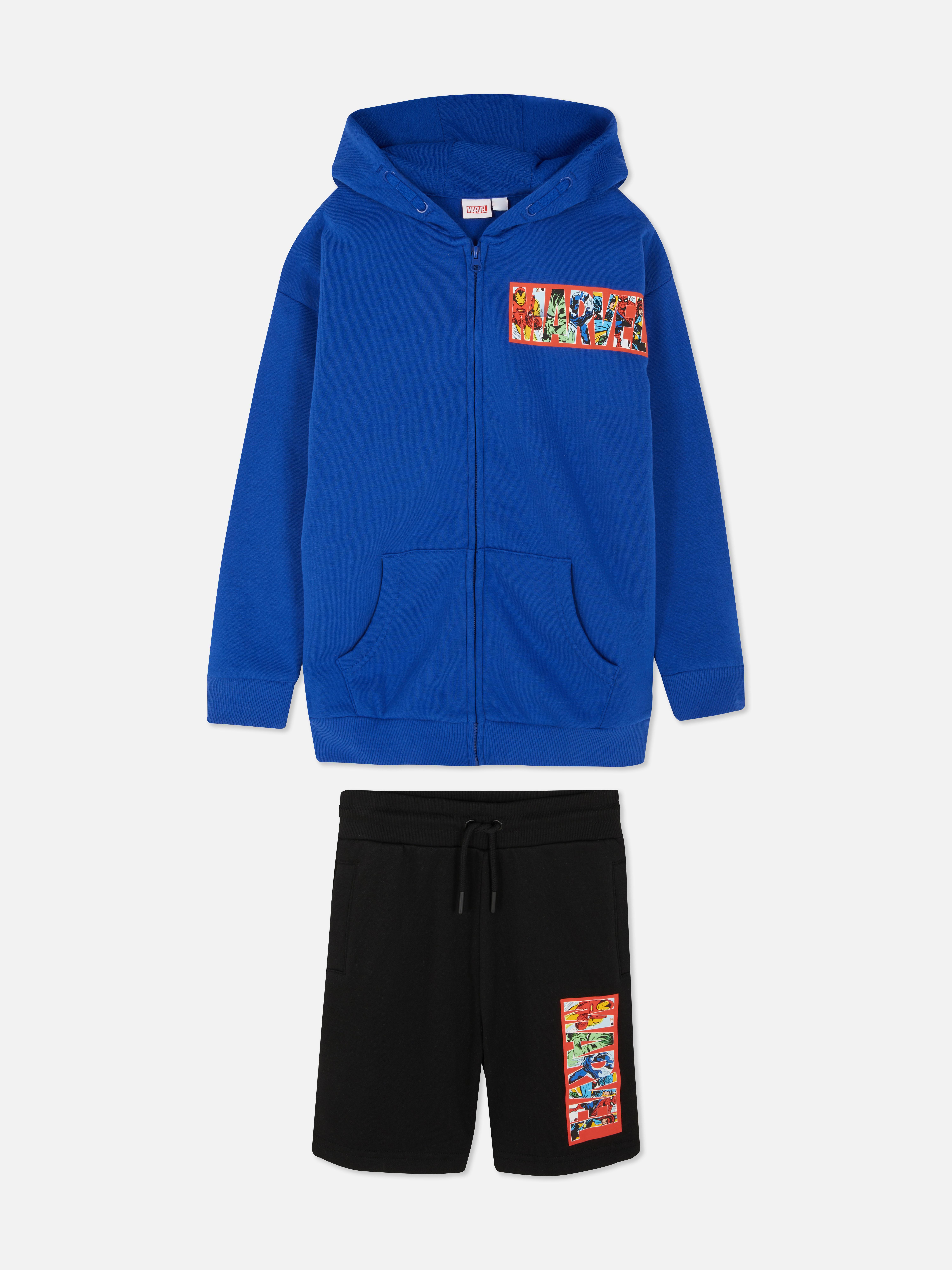 Marvel Hoodie and Shorts Set