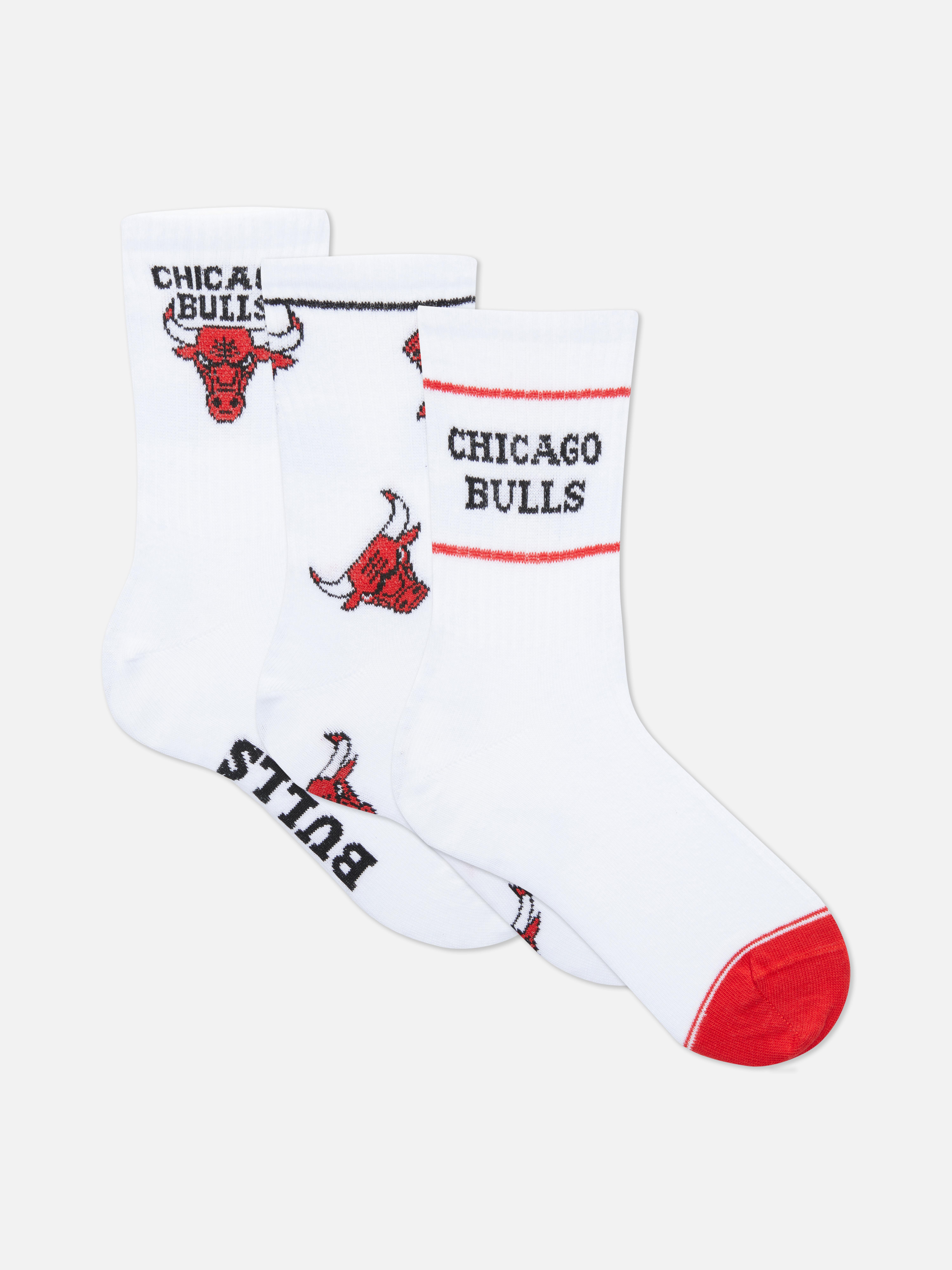 3pk NBA Chicago Bulls Ankle Socks