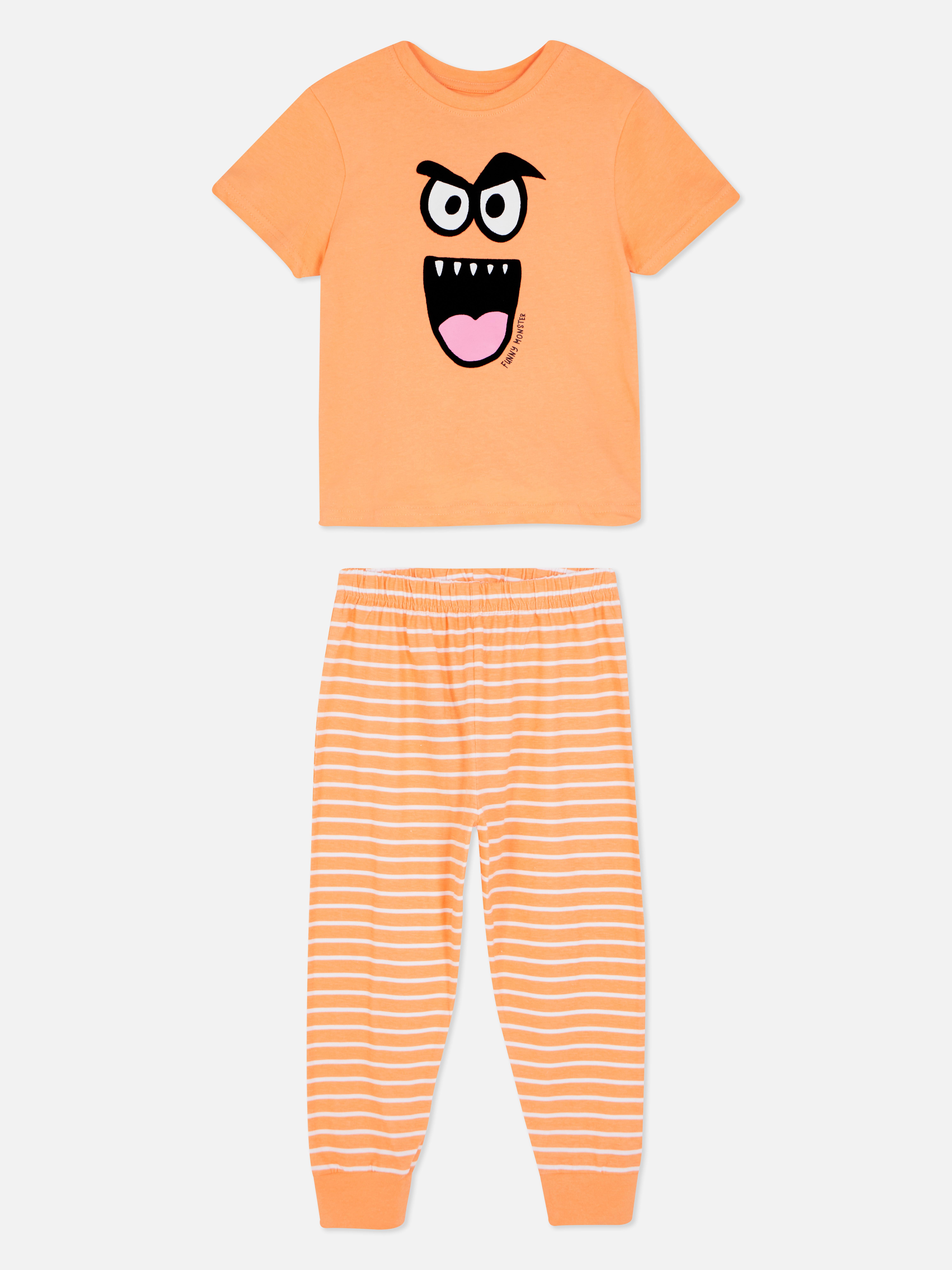 Monster Striped Pyjama Set