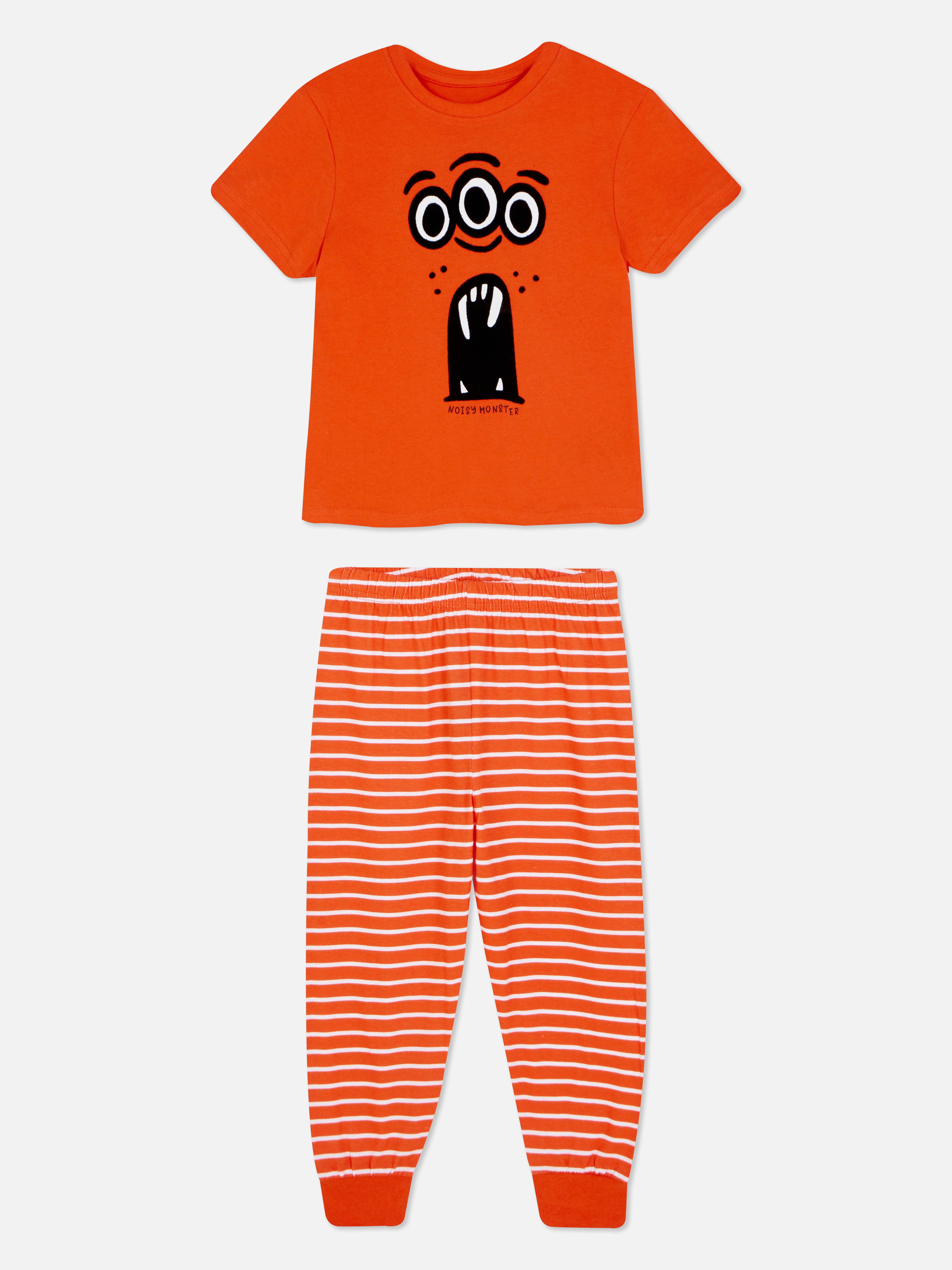 Monster T-shirt and Bottoms Pyjama Set