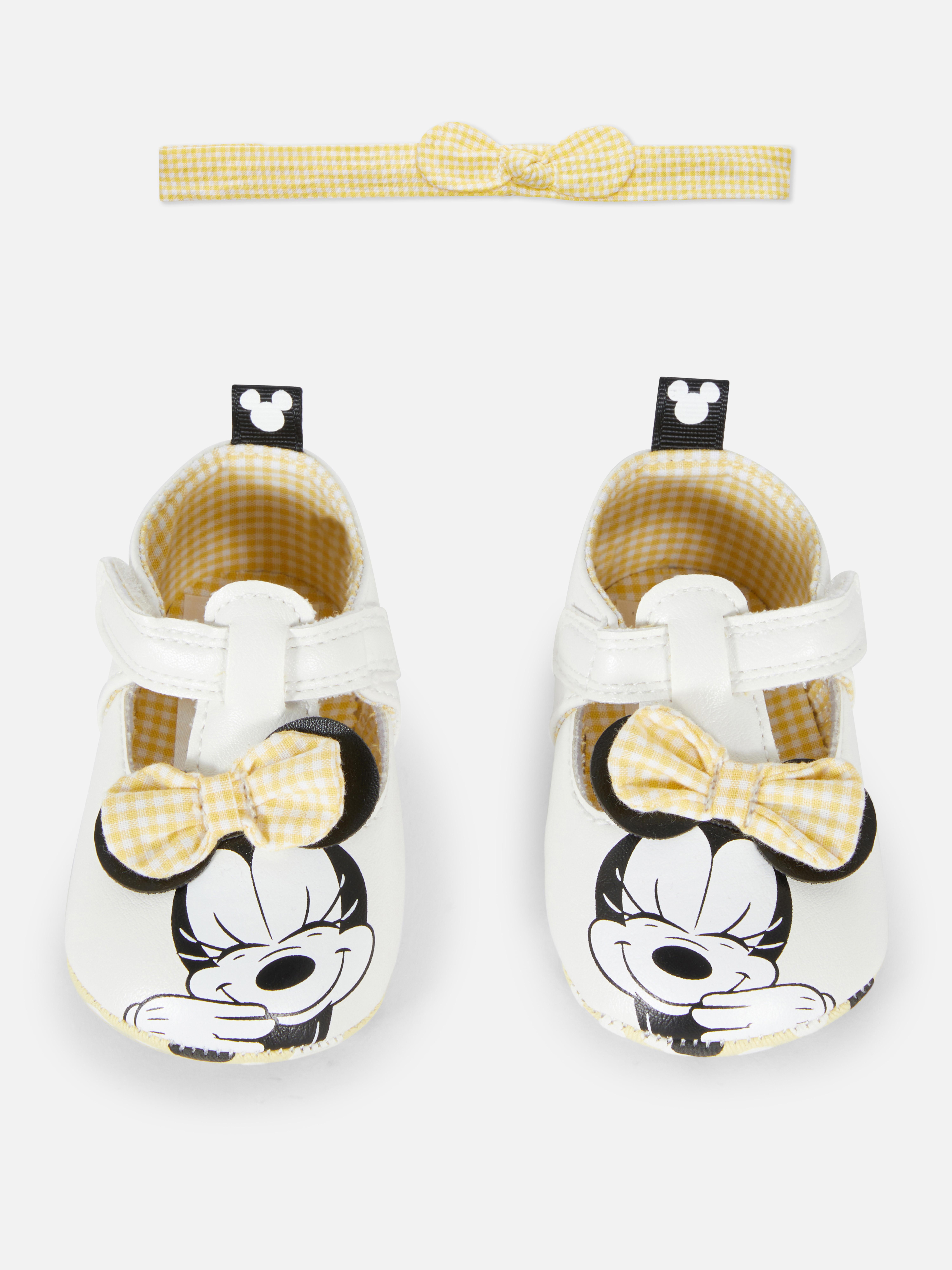 Disney’s Minnie Mouse Gingham Shoes and Headband Set