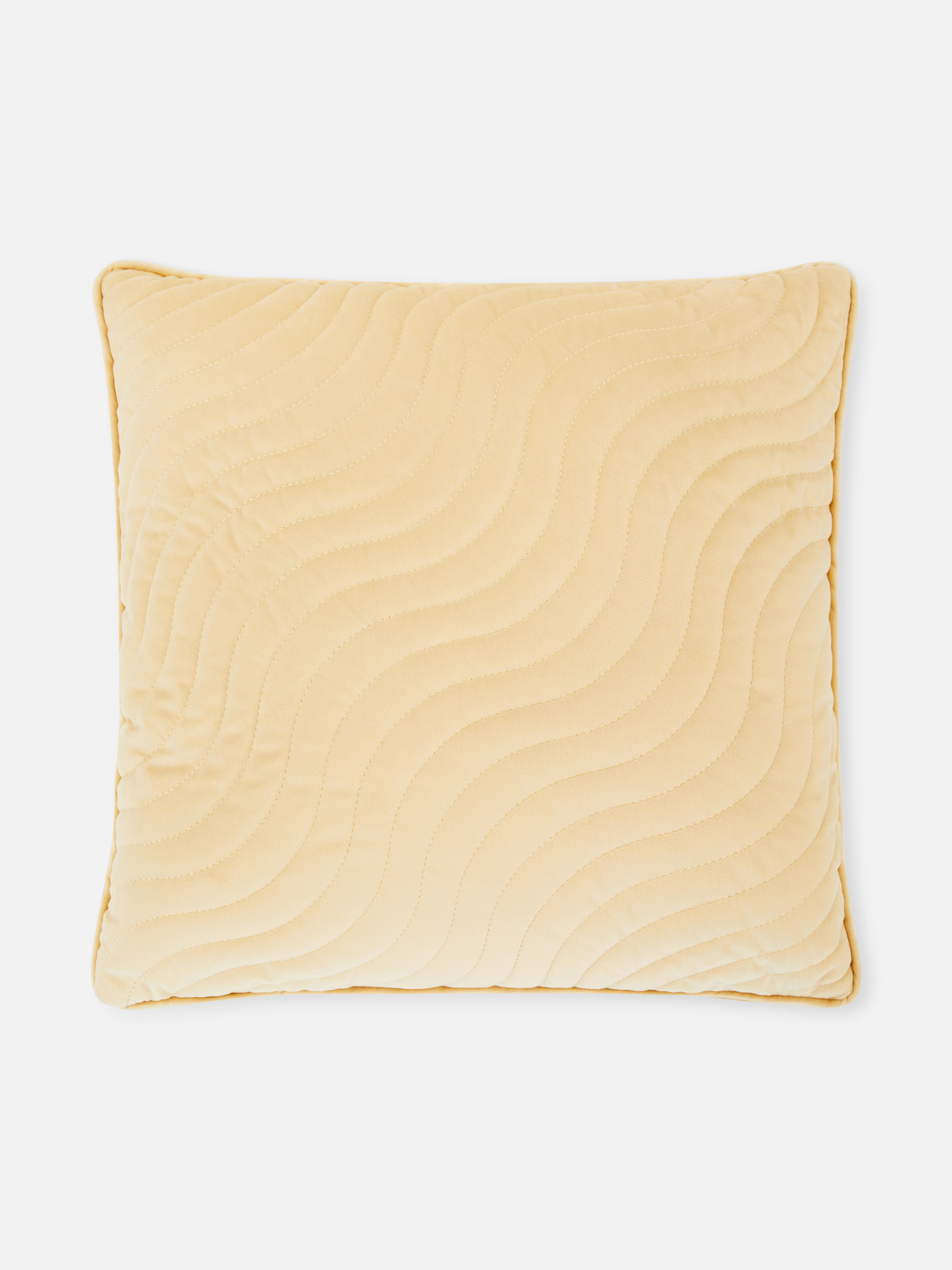 Wave Texture Velvet Cushion