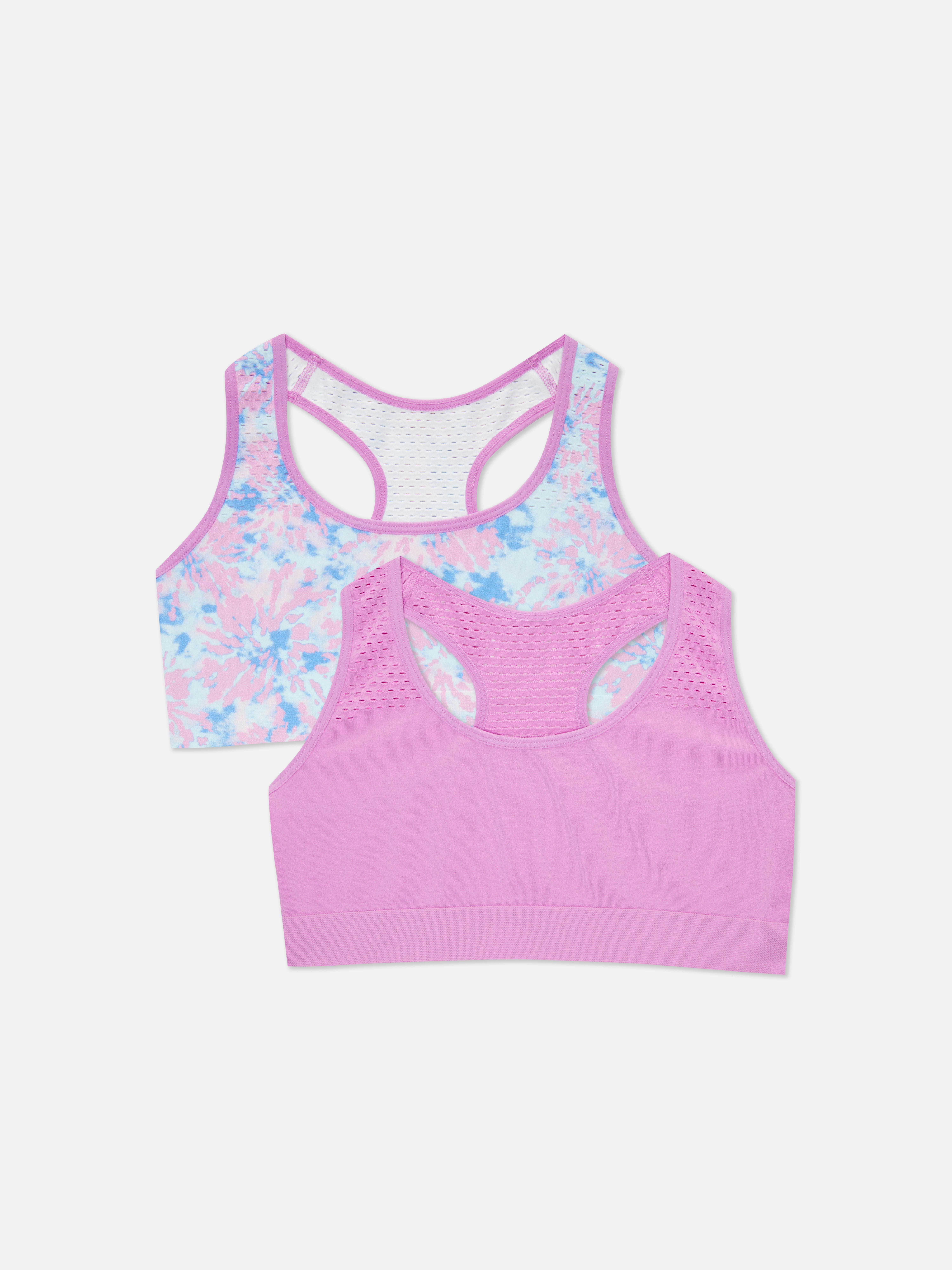 2pk Fashion Sports Racerback Cropped Tops