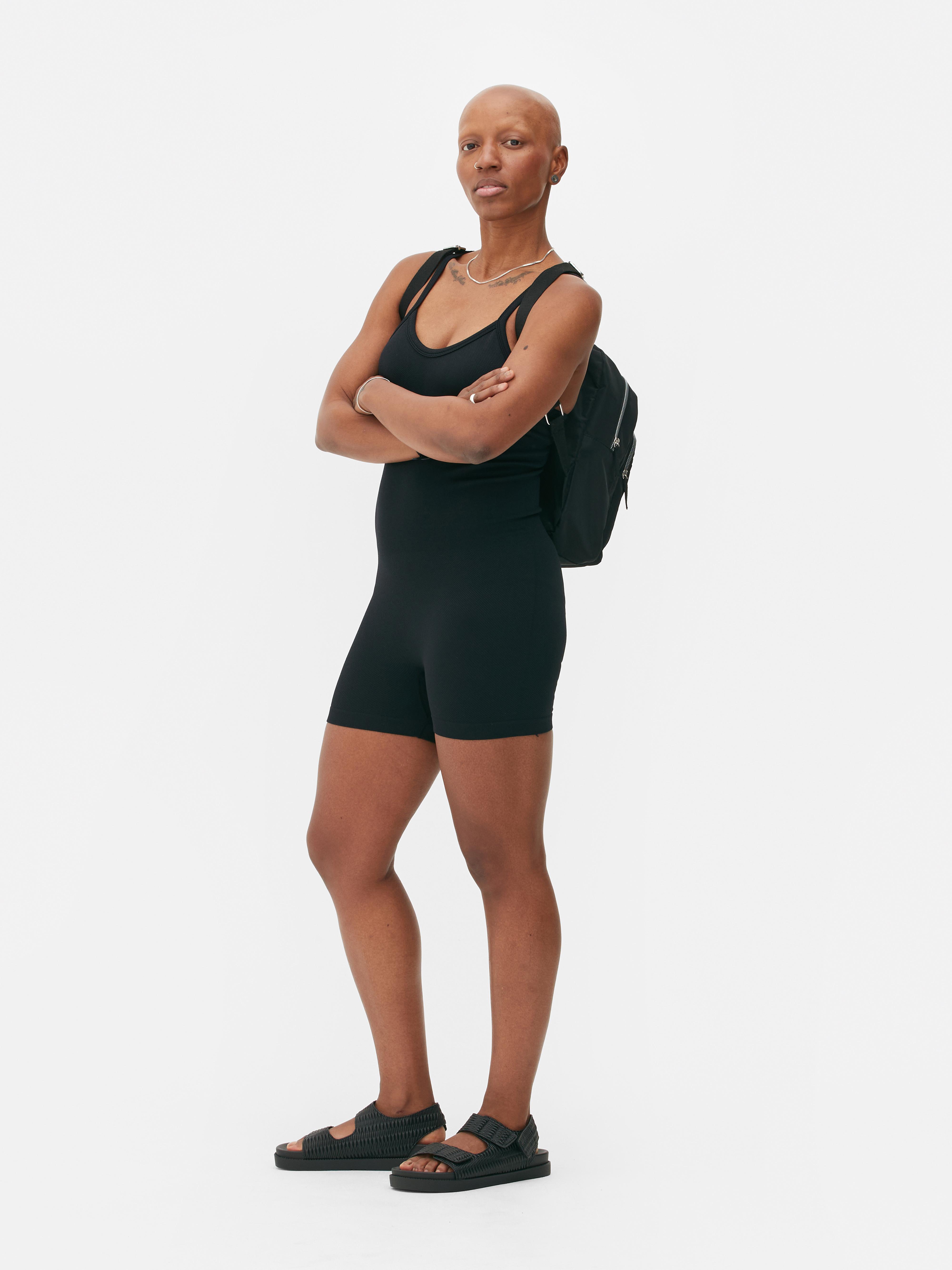  Mono de entrenamiento para mujer, Color: negro. Estilo: 2022, S  : Ropa, Zapatos y Joyería