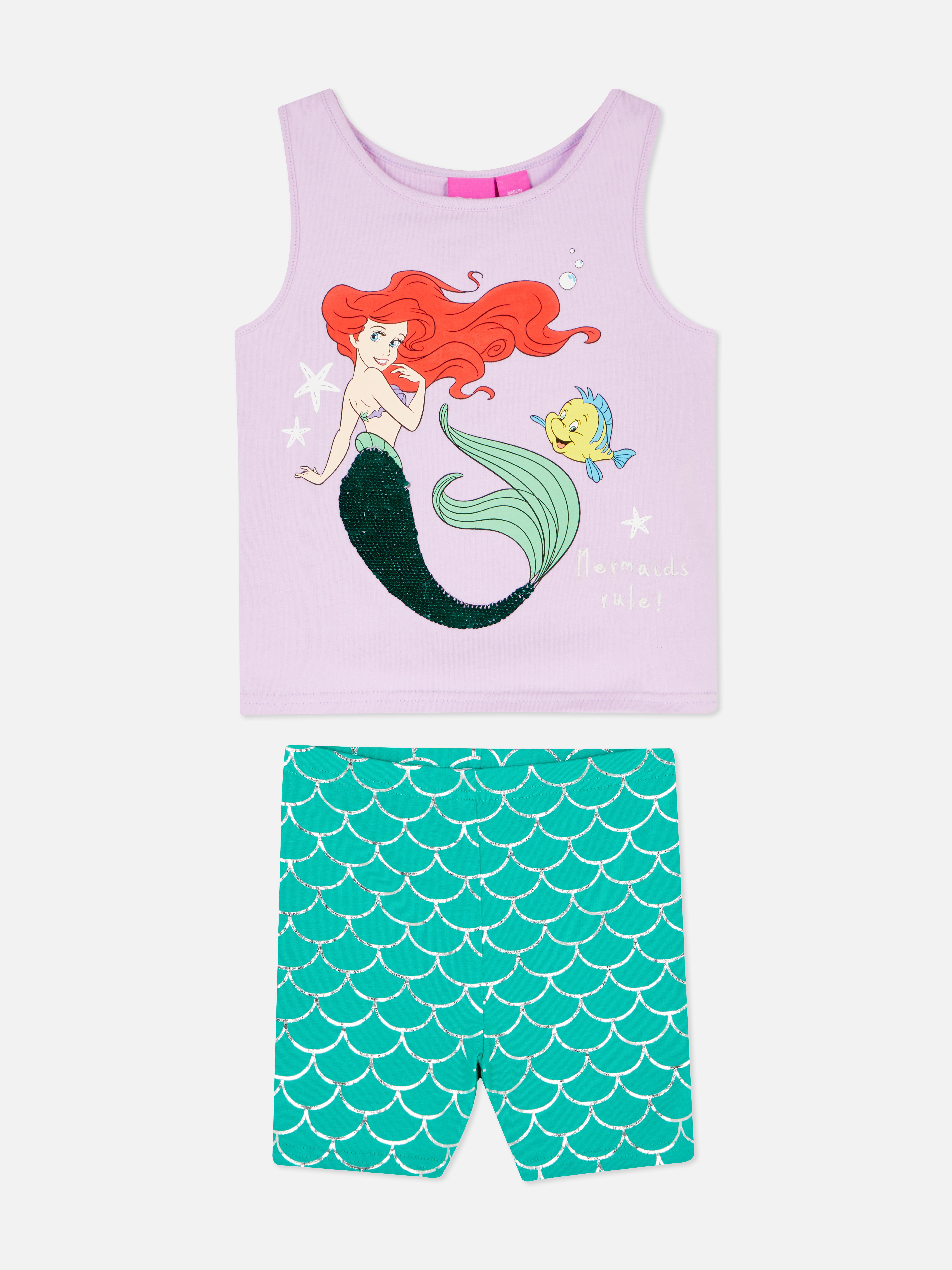 Disney’s The Little Mermaid Vest and Shorts Set