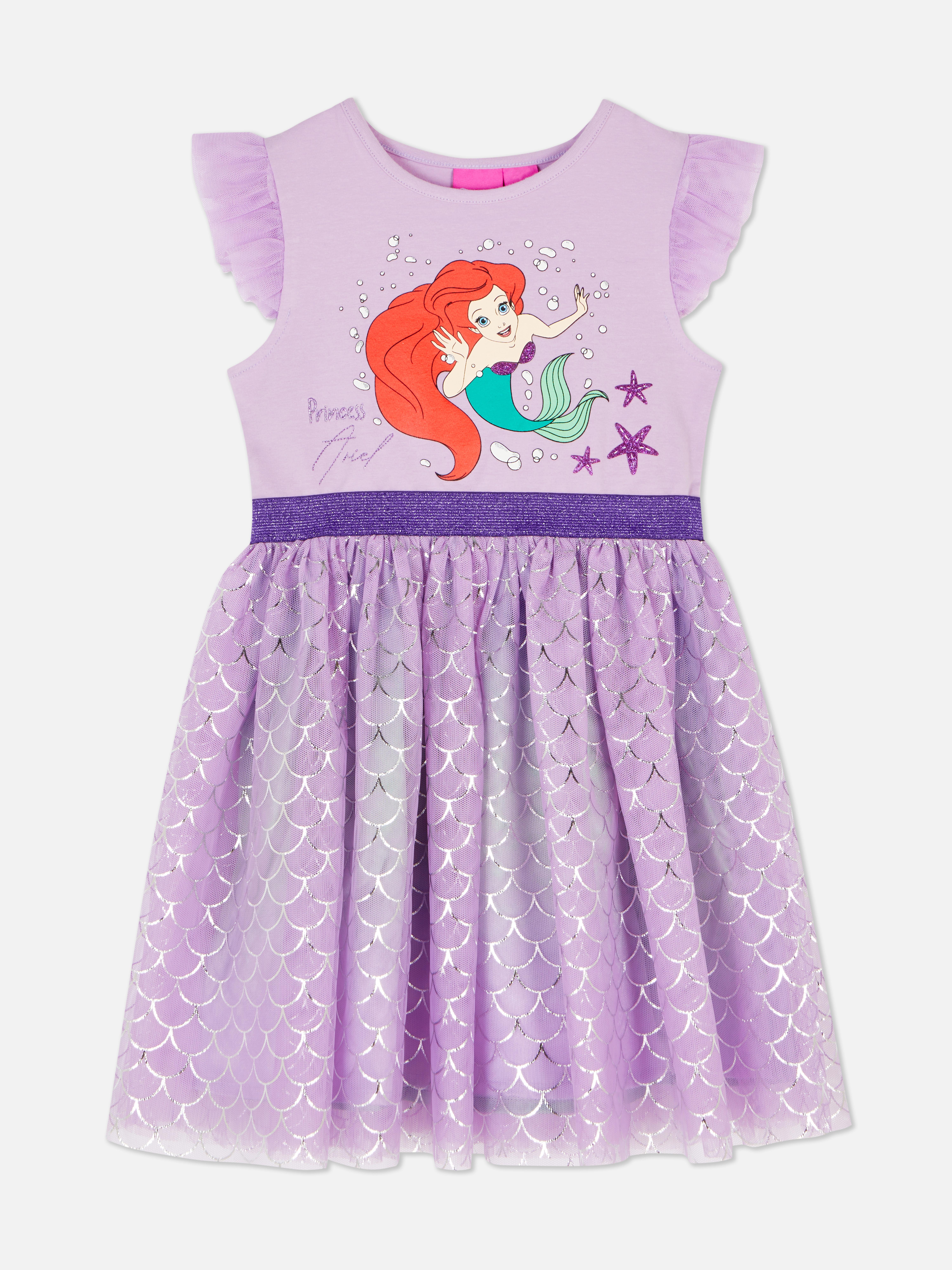 Disney's The Little Mermaid Frill Sleeve Dress