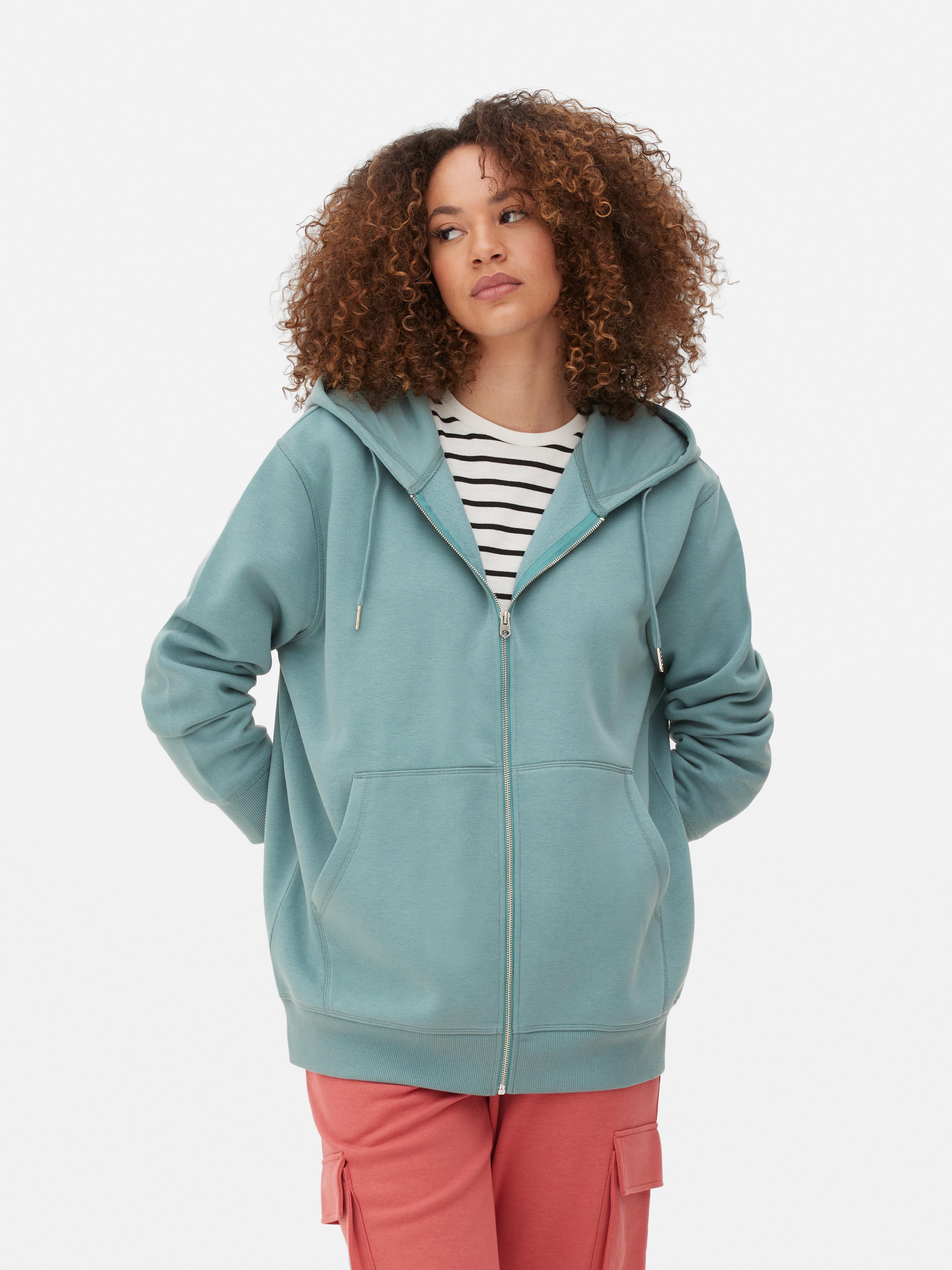 Sudadera Extragrande Con Capucha Y Cremallera Primark