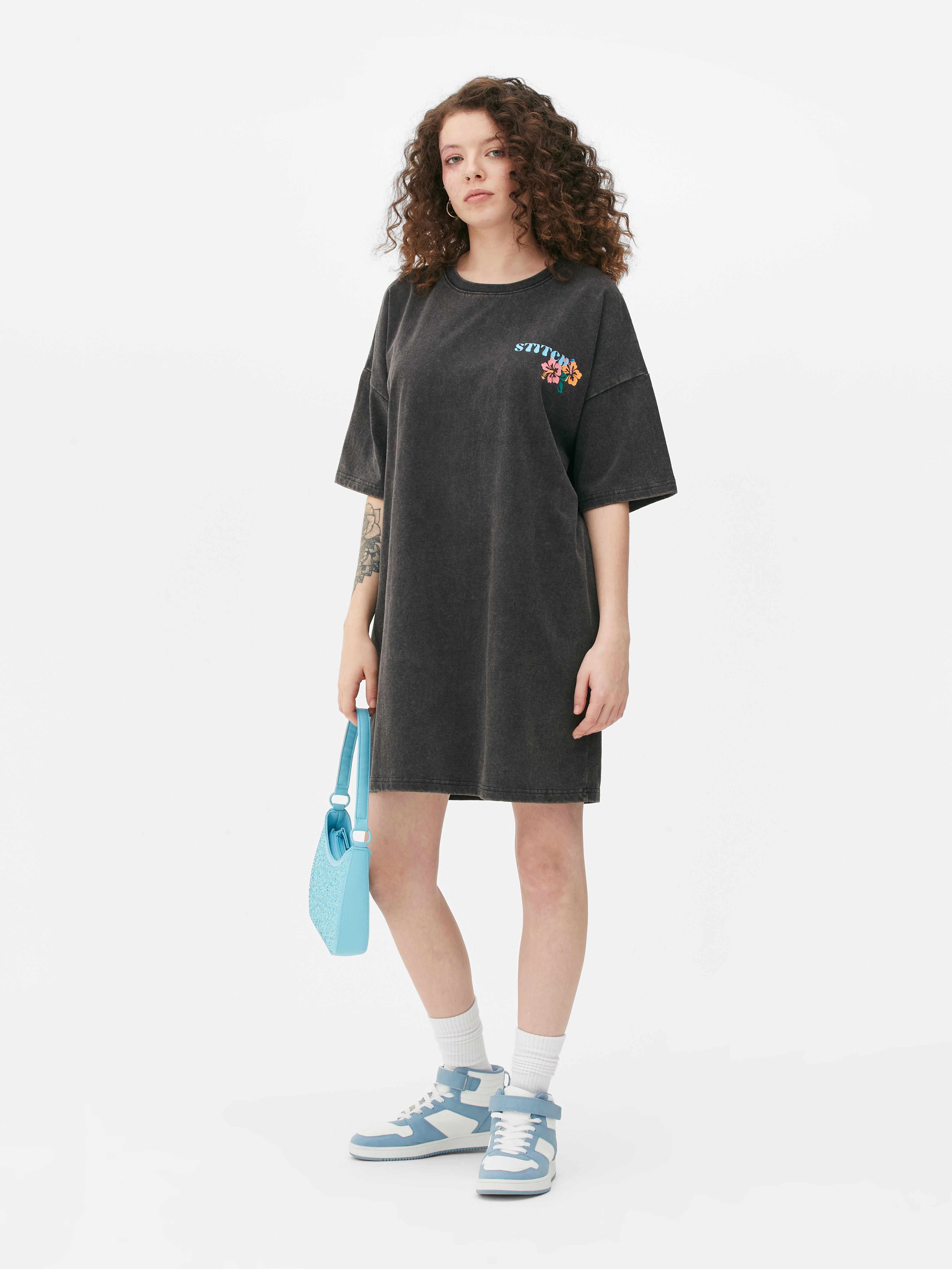 „Disney Lilo & Stitch“ T-Shirt-Kleid mit Print