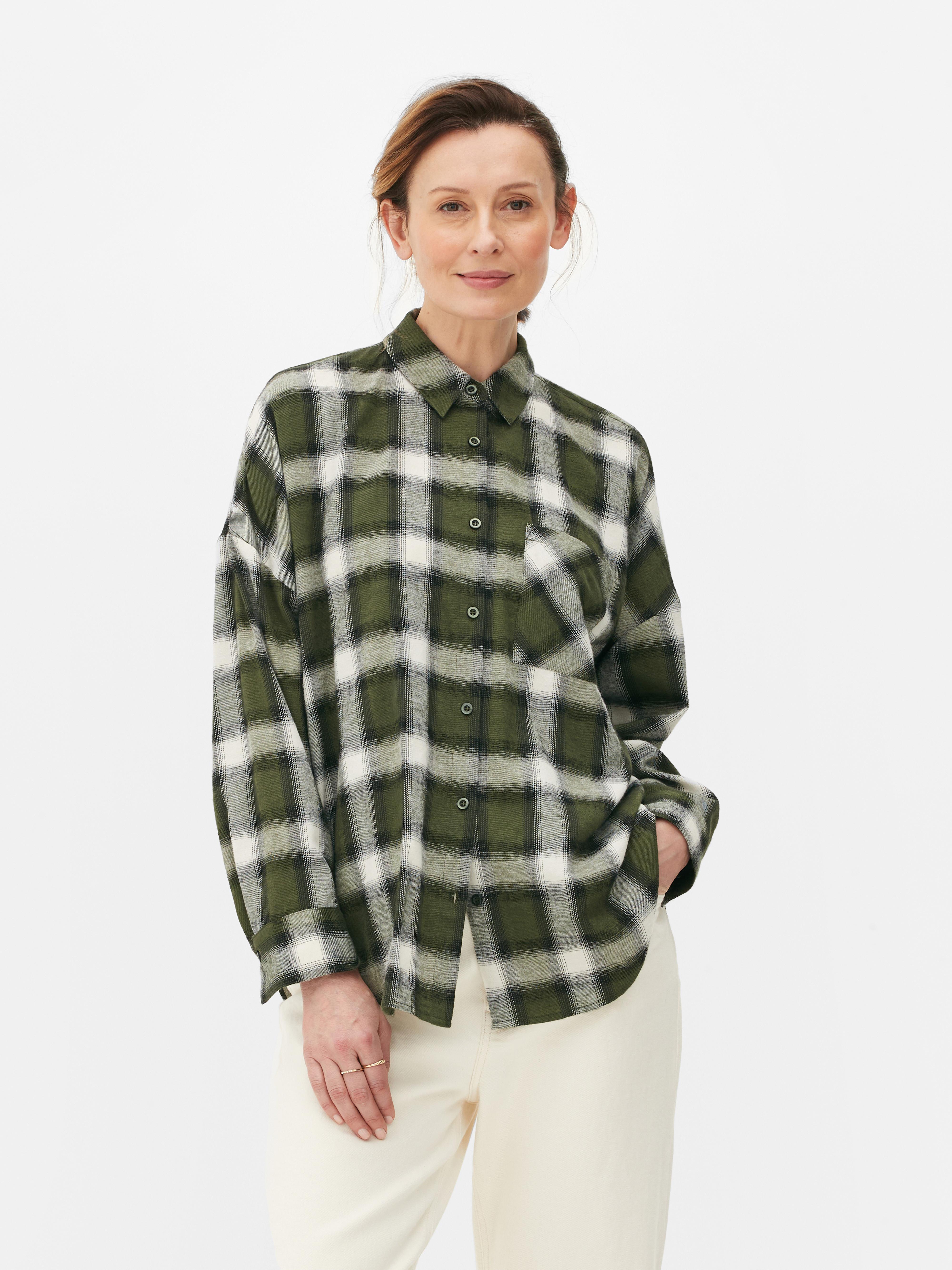 Oversized Check Shirt
