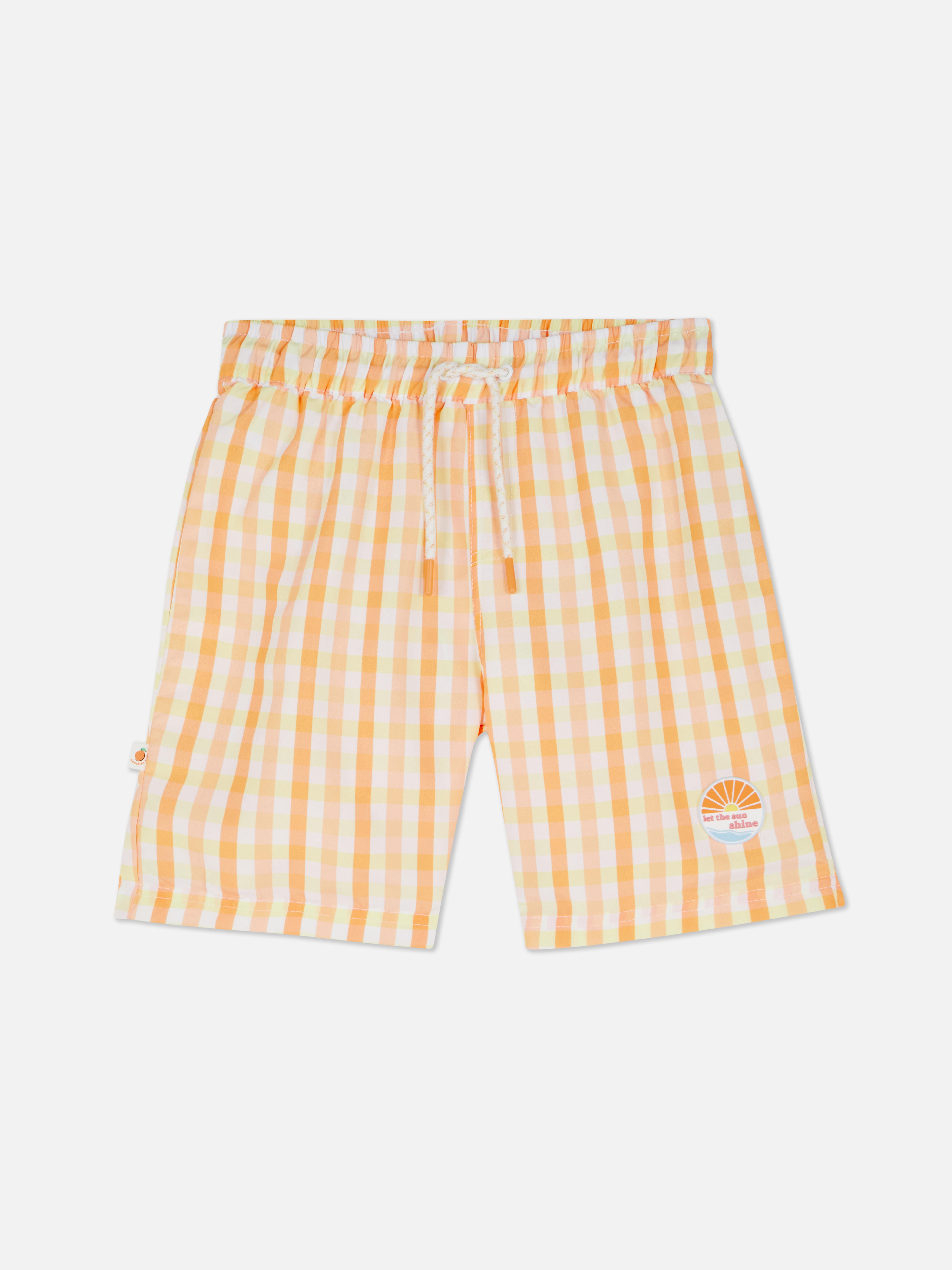 Stacey Solomon Check Swim Shorts