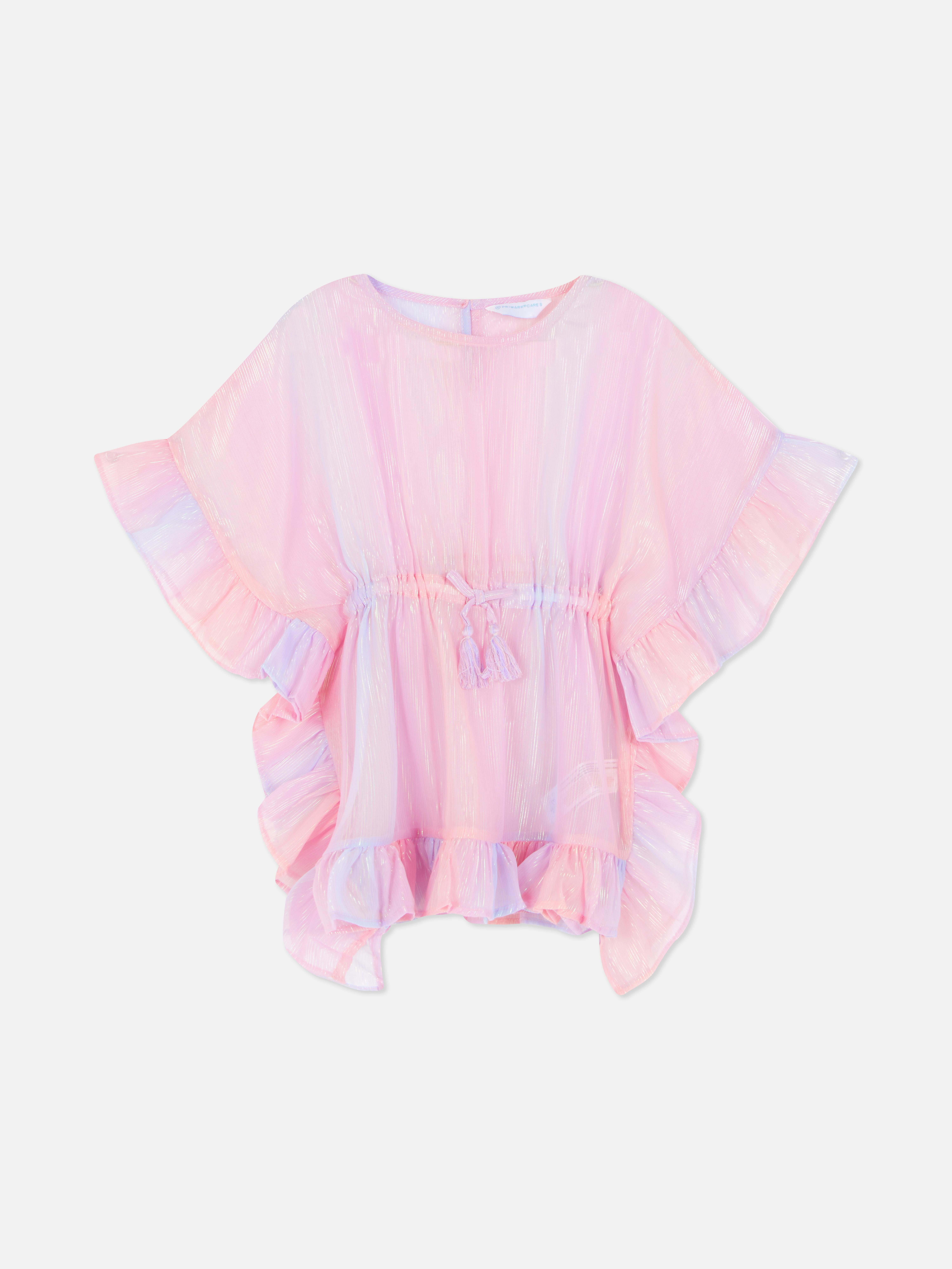 1.5-8yrs | Metallic Ruffle Kaftan