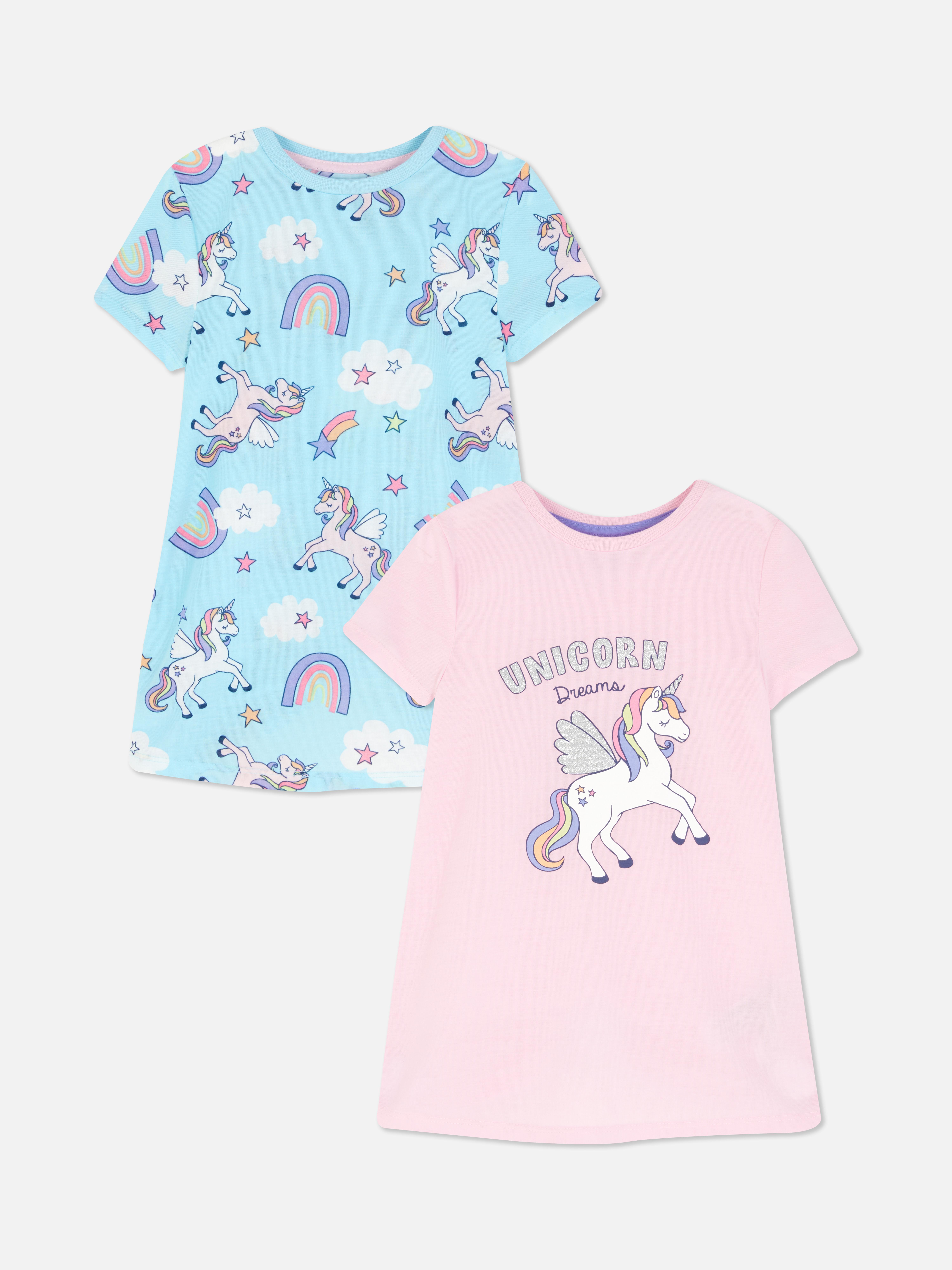 2pk Unicorn Sleep T-shirts