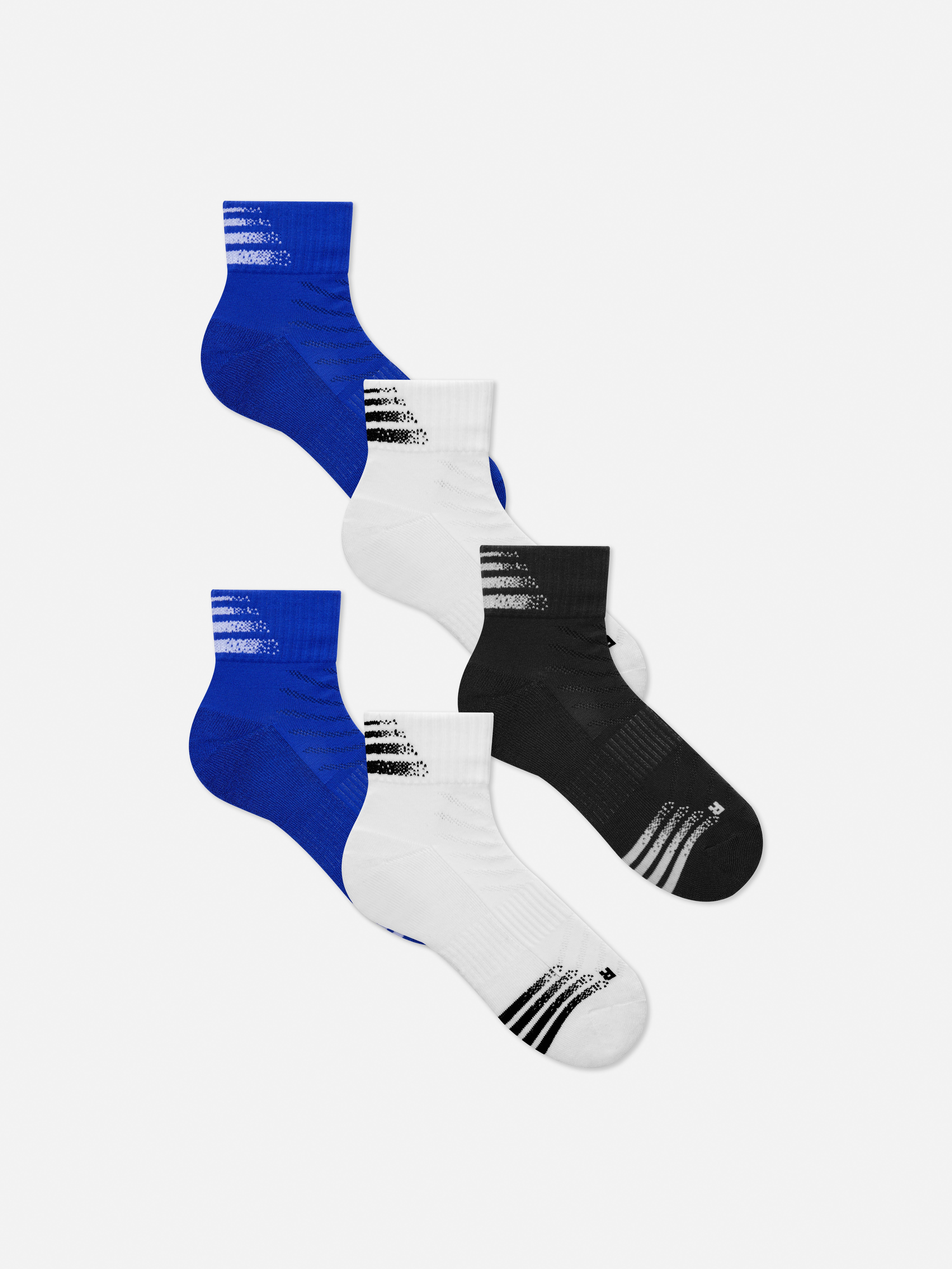 5pk Performance Quarter-Length Socks