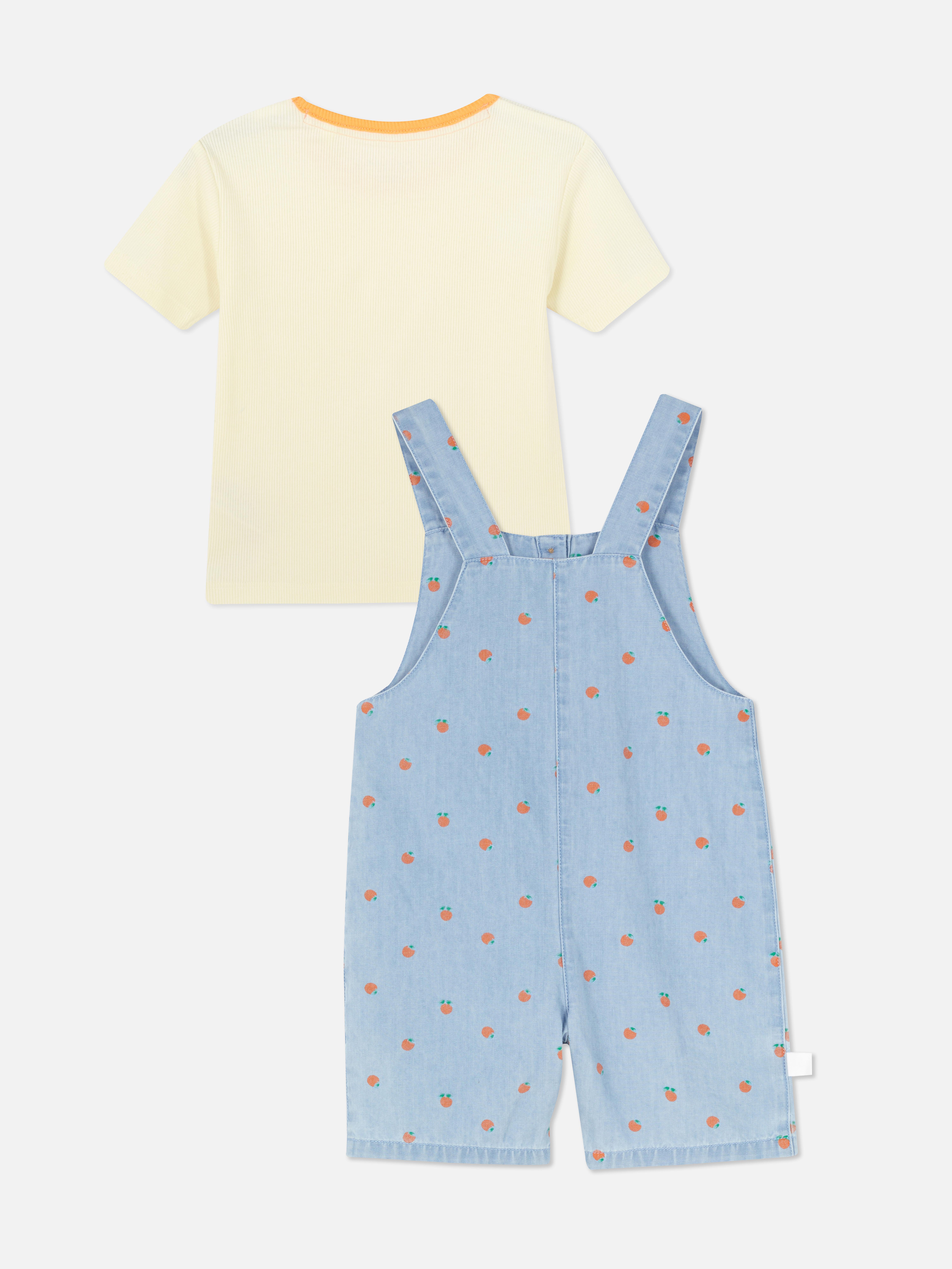 Stacey Solomon T-Shirt and Dungarees Set