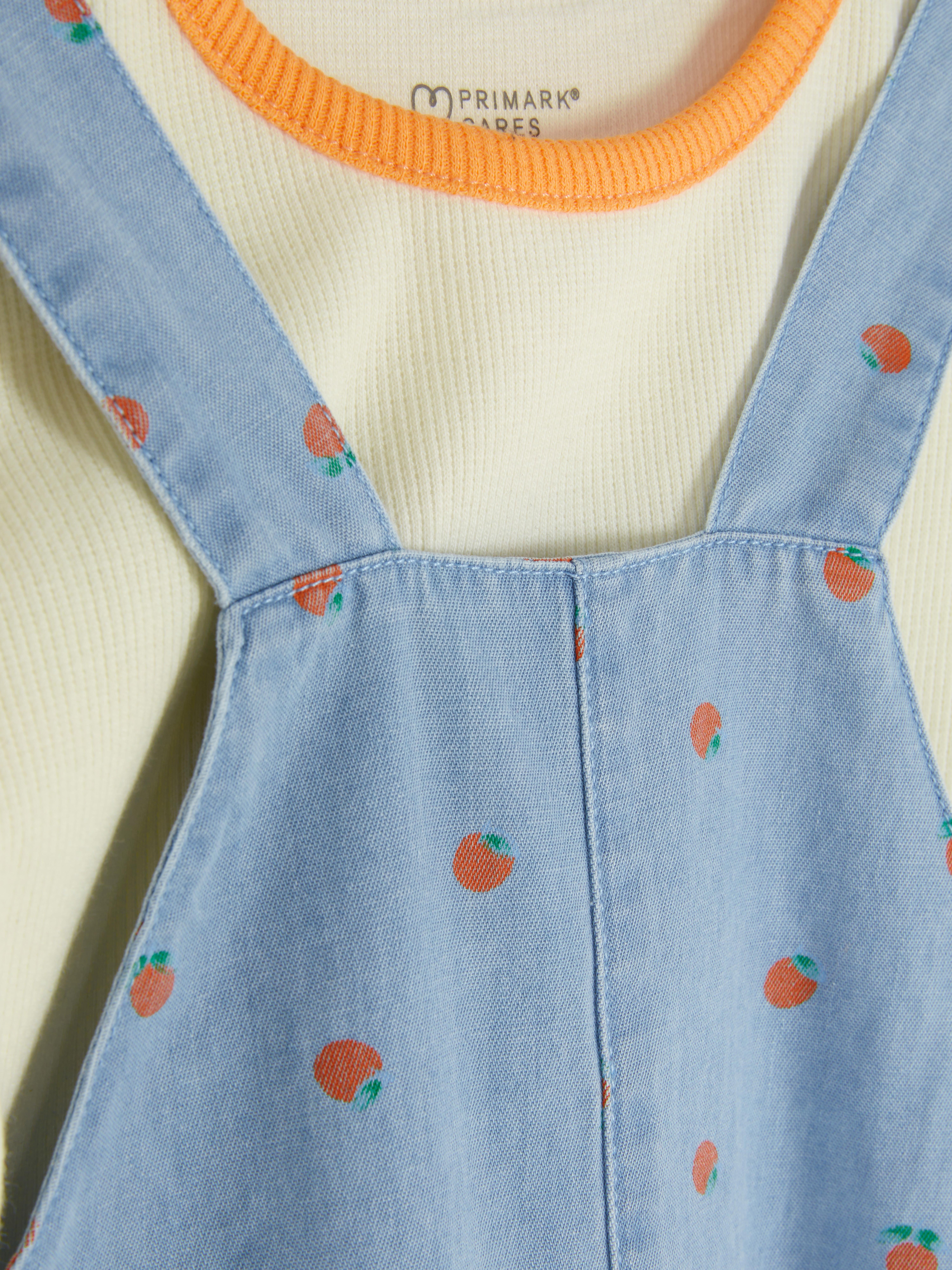 Stacey Solomon T-Shirt and Dungarees Set