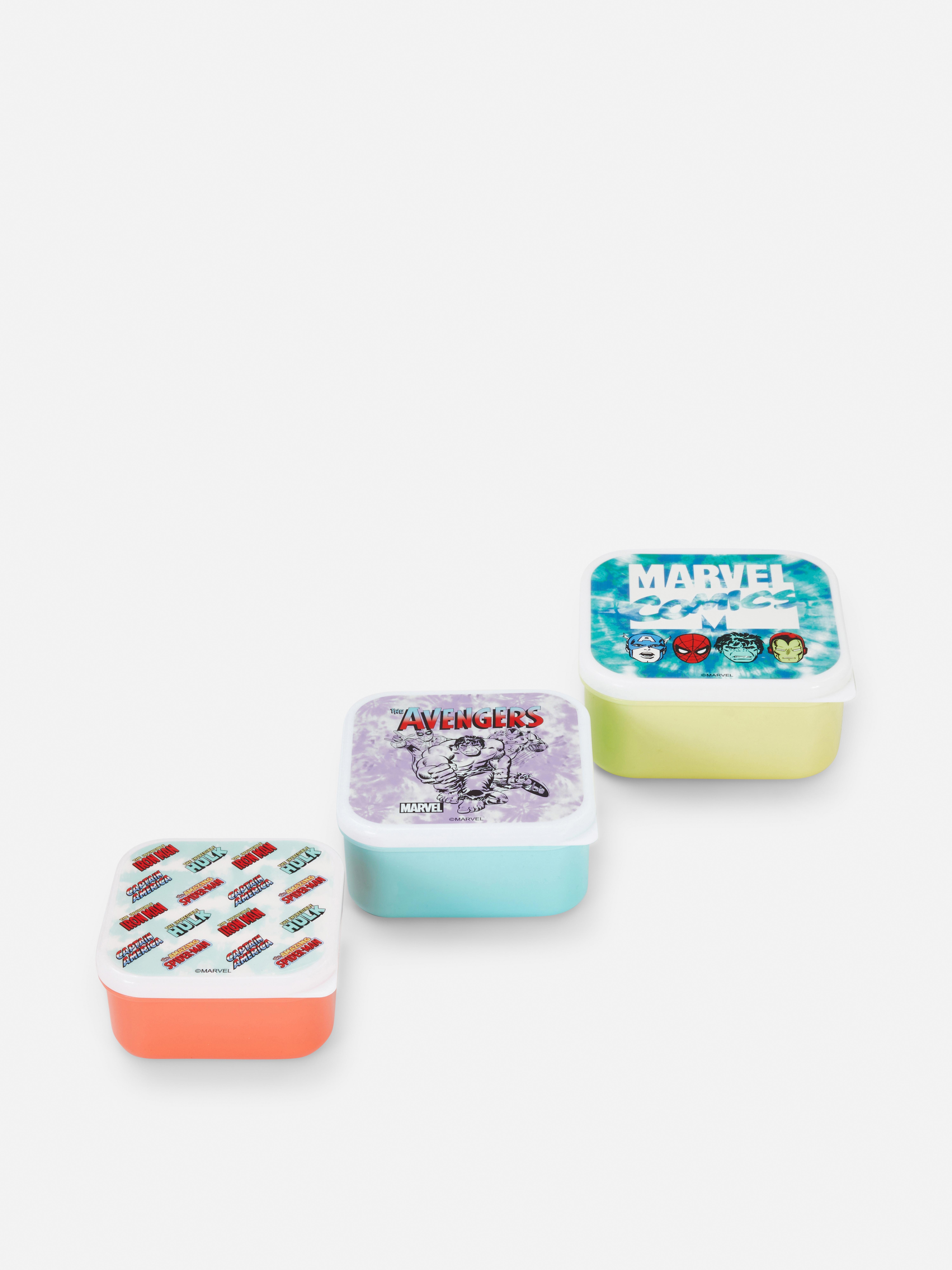 3-Pack Marvel Comics Snack Pots