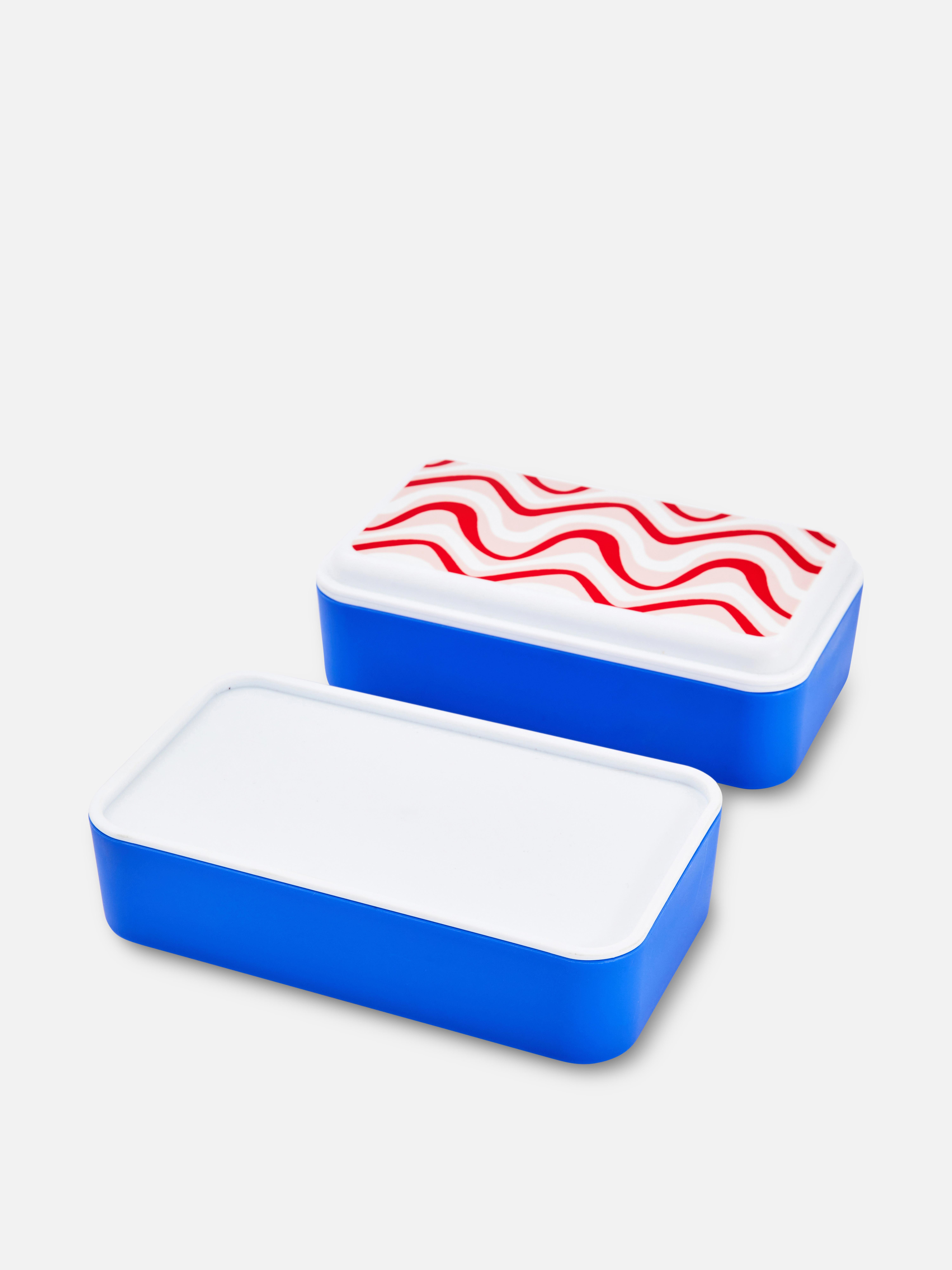 2er-Pack Lunchboxen mit Print