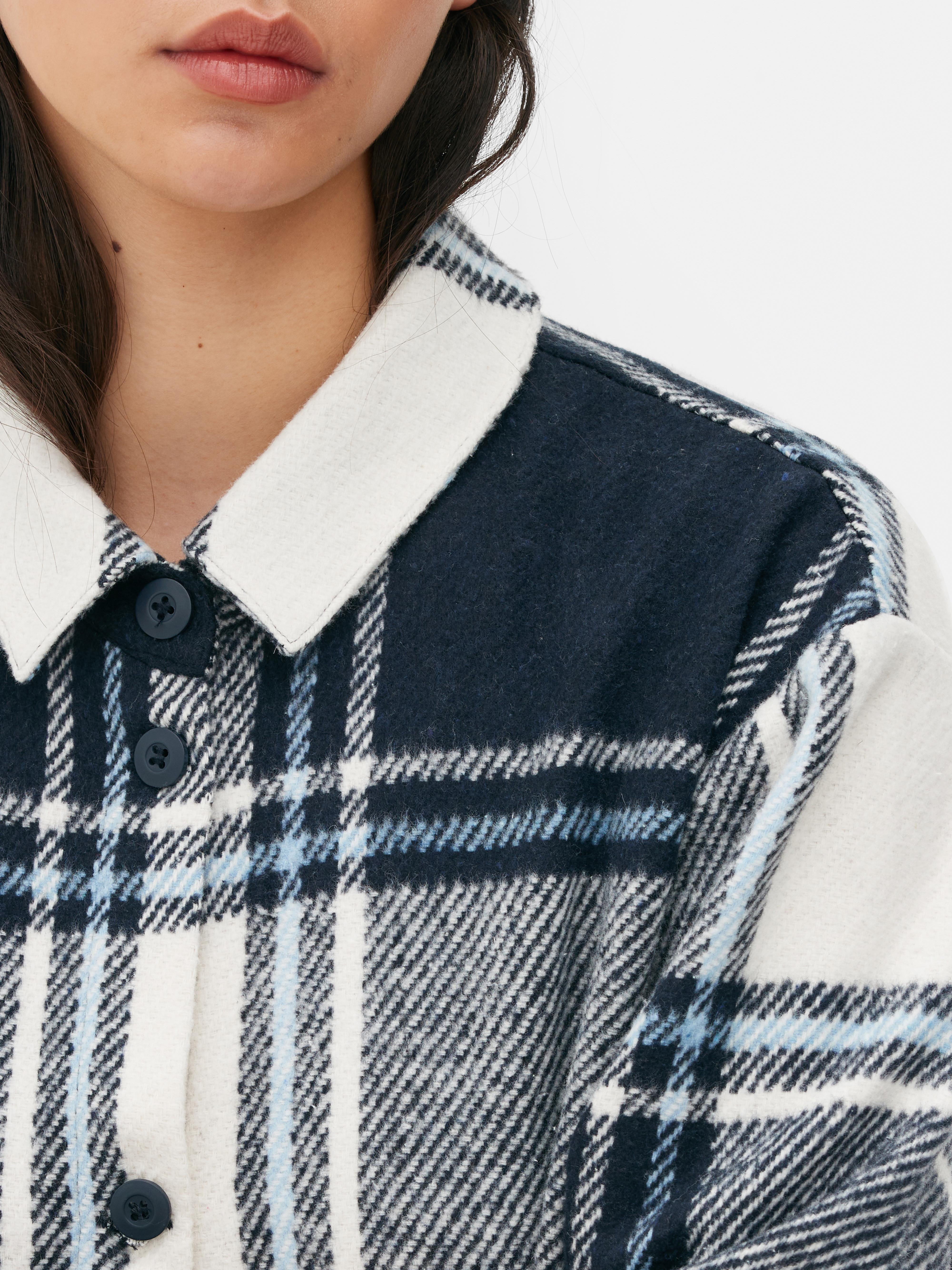 Tartan Button-up Shacket