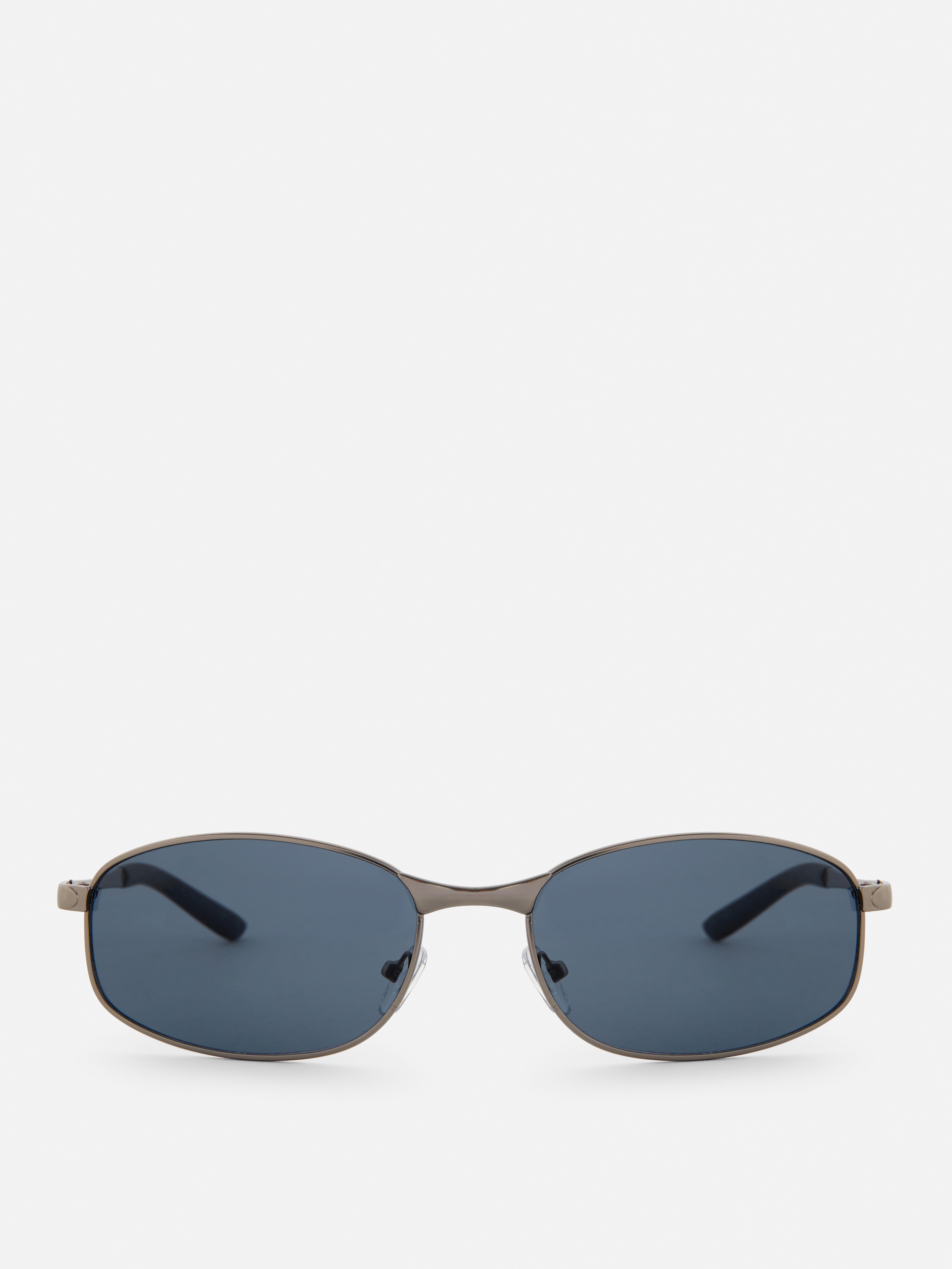 Metal Frame Rounded Sunglasses