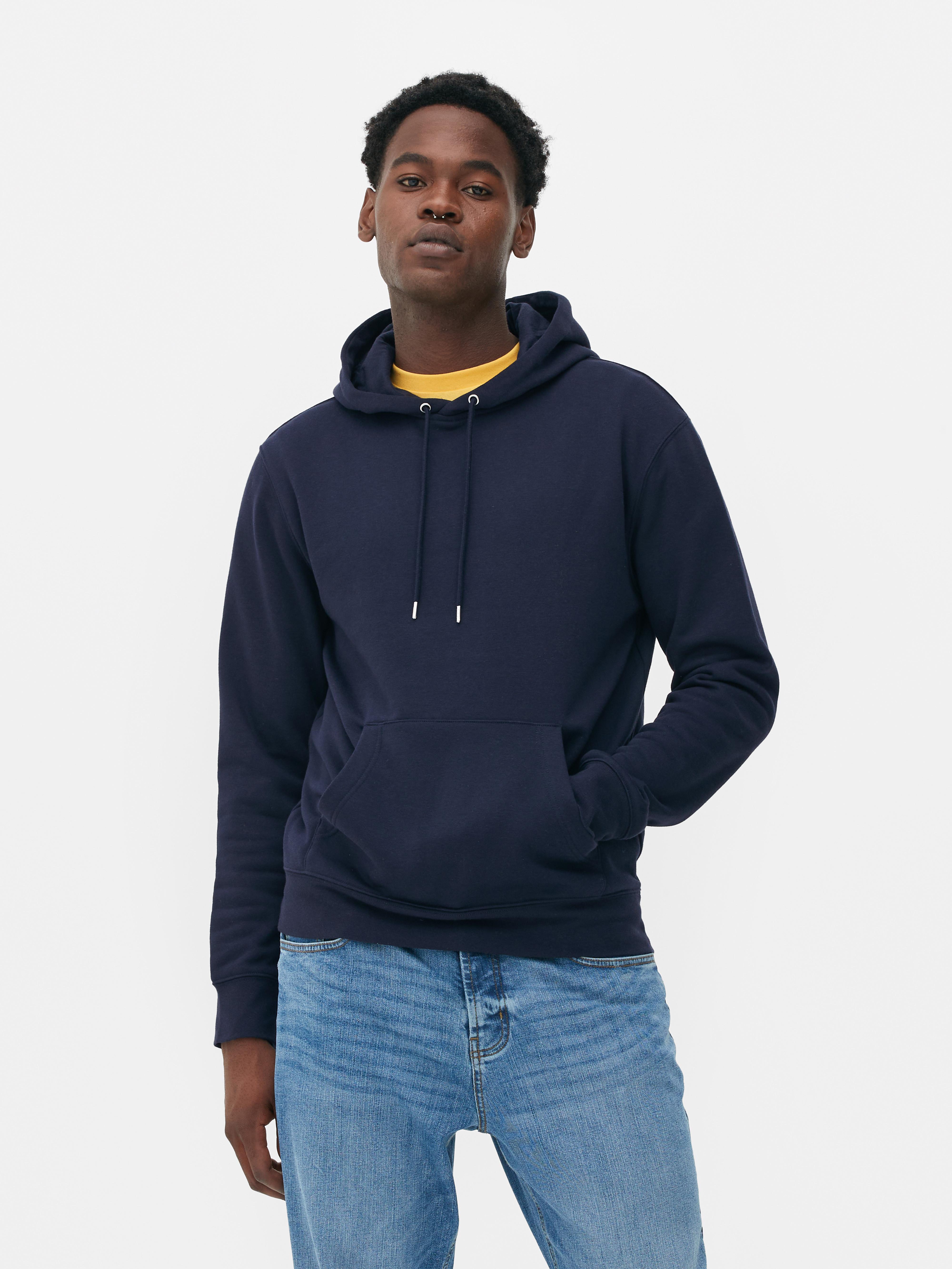 Basic hoodie met regular fit