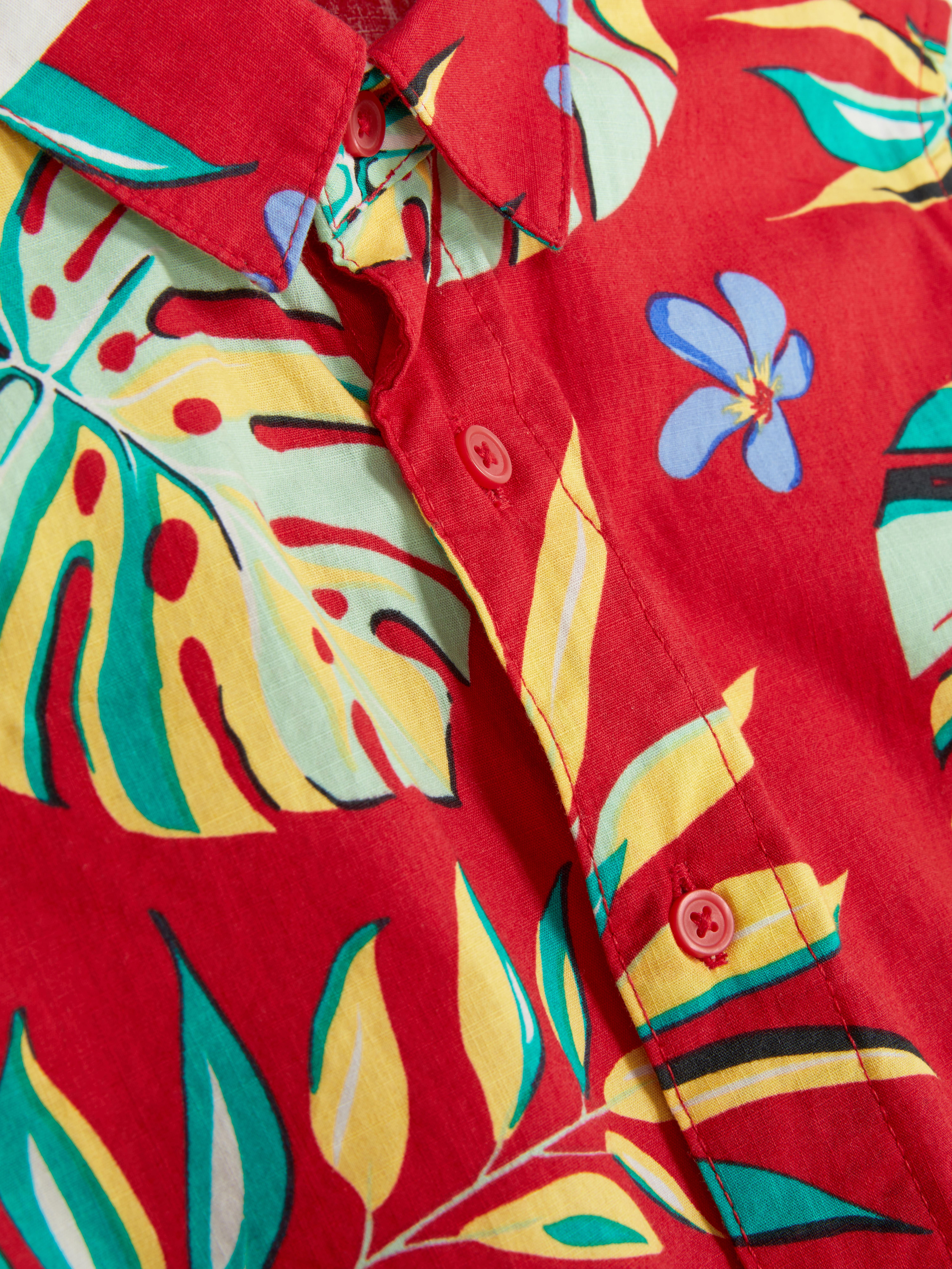 Camisa hawaiana estampado de hojas | Primark