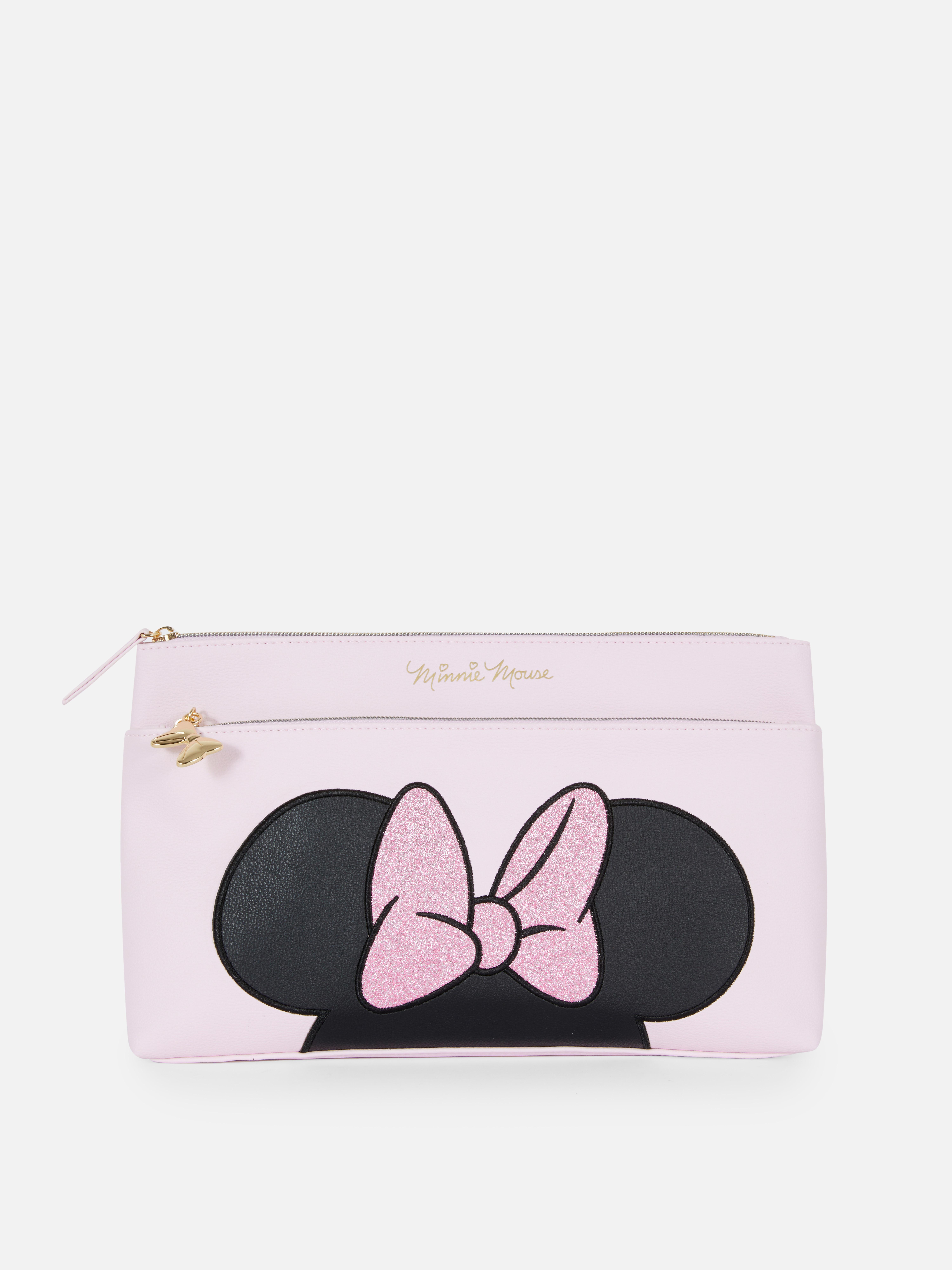 Disney's Minnie Mouse Two in One Glitter Wash Bag