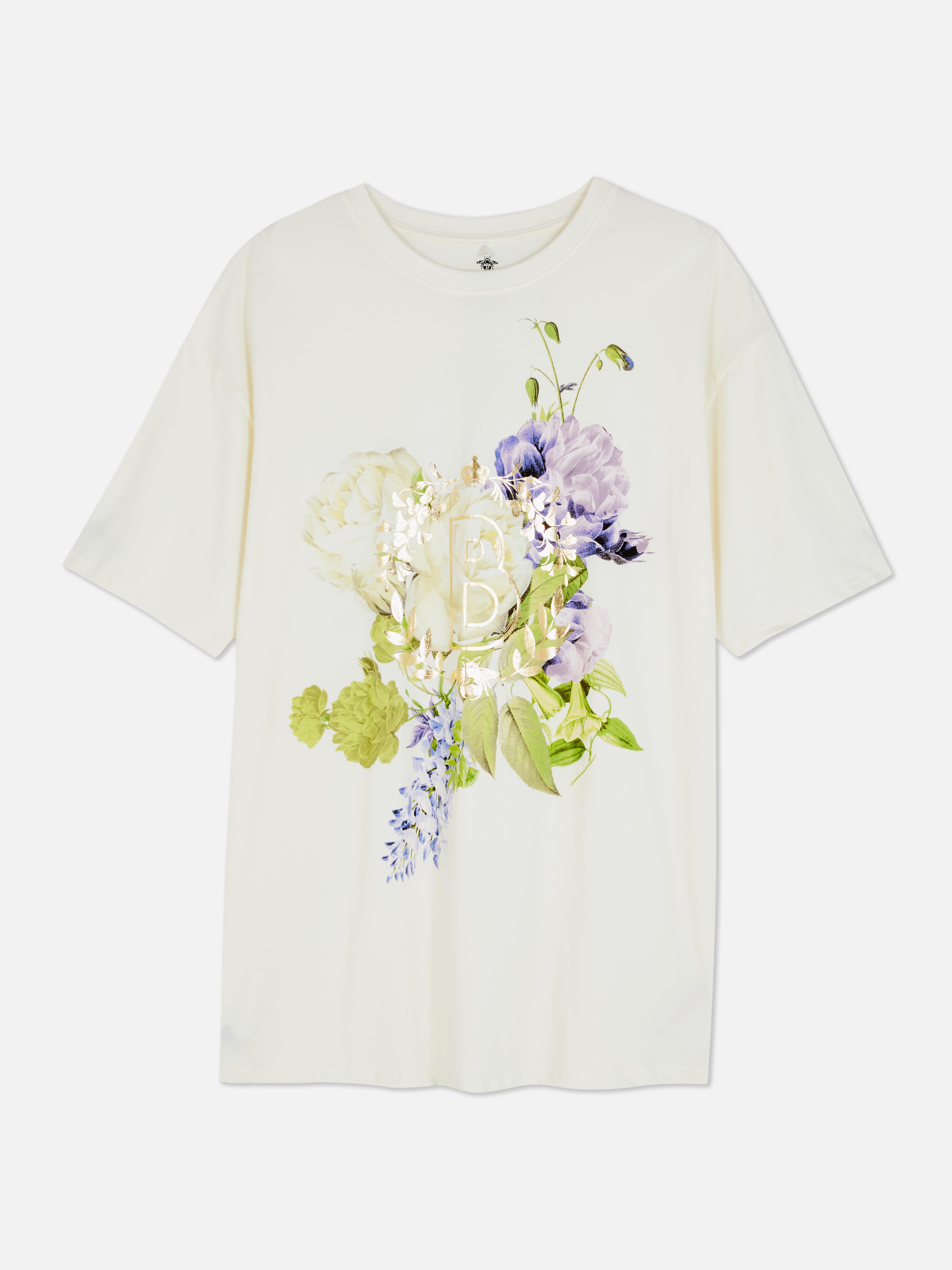 Netflix Bridgerton Floral Print Nightshirt