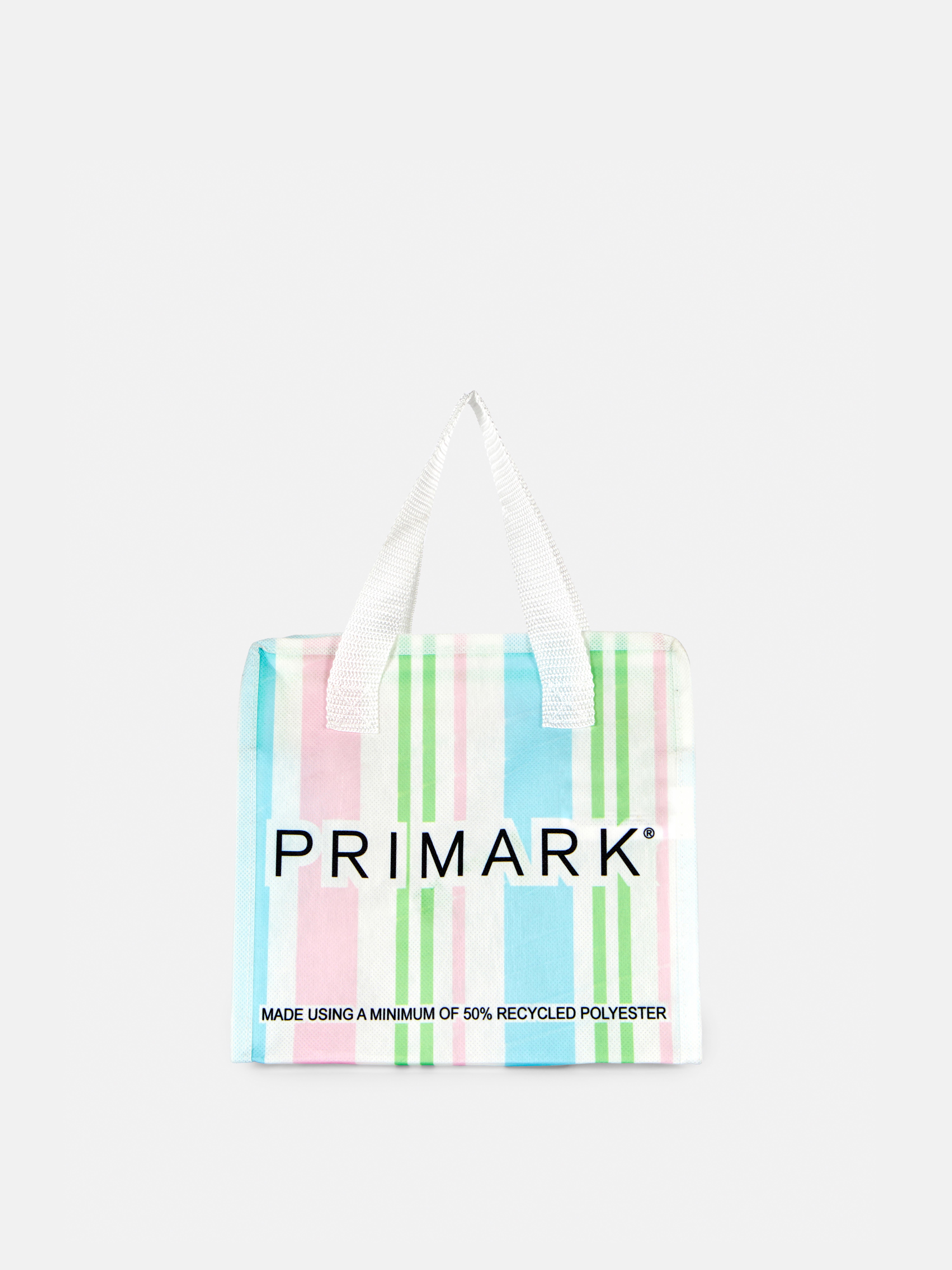 Stripe Print Lunch Bag