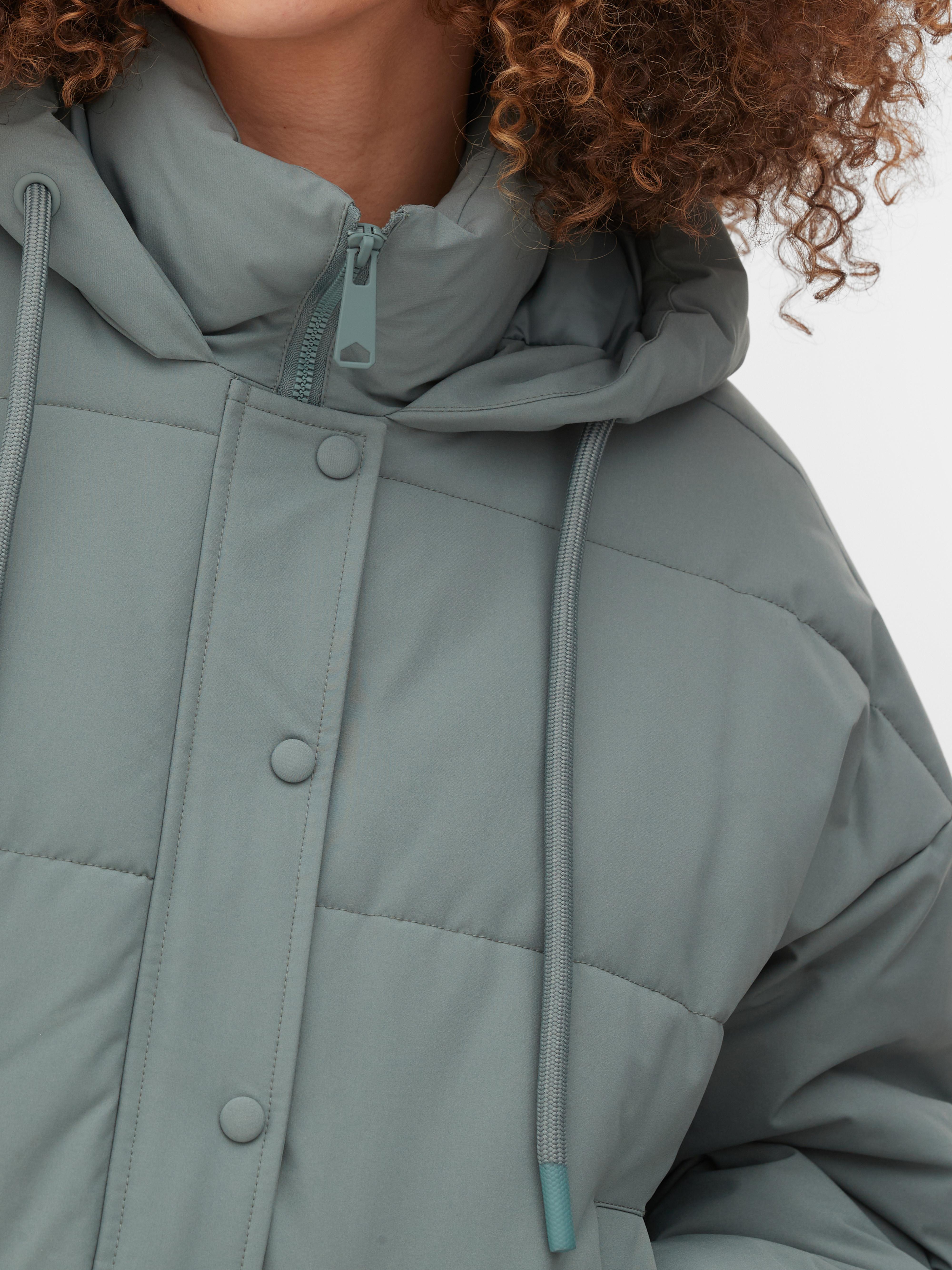 green puffer jacket primark