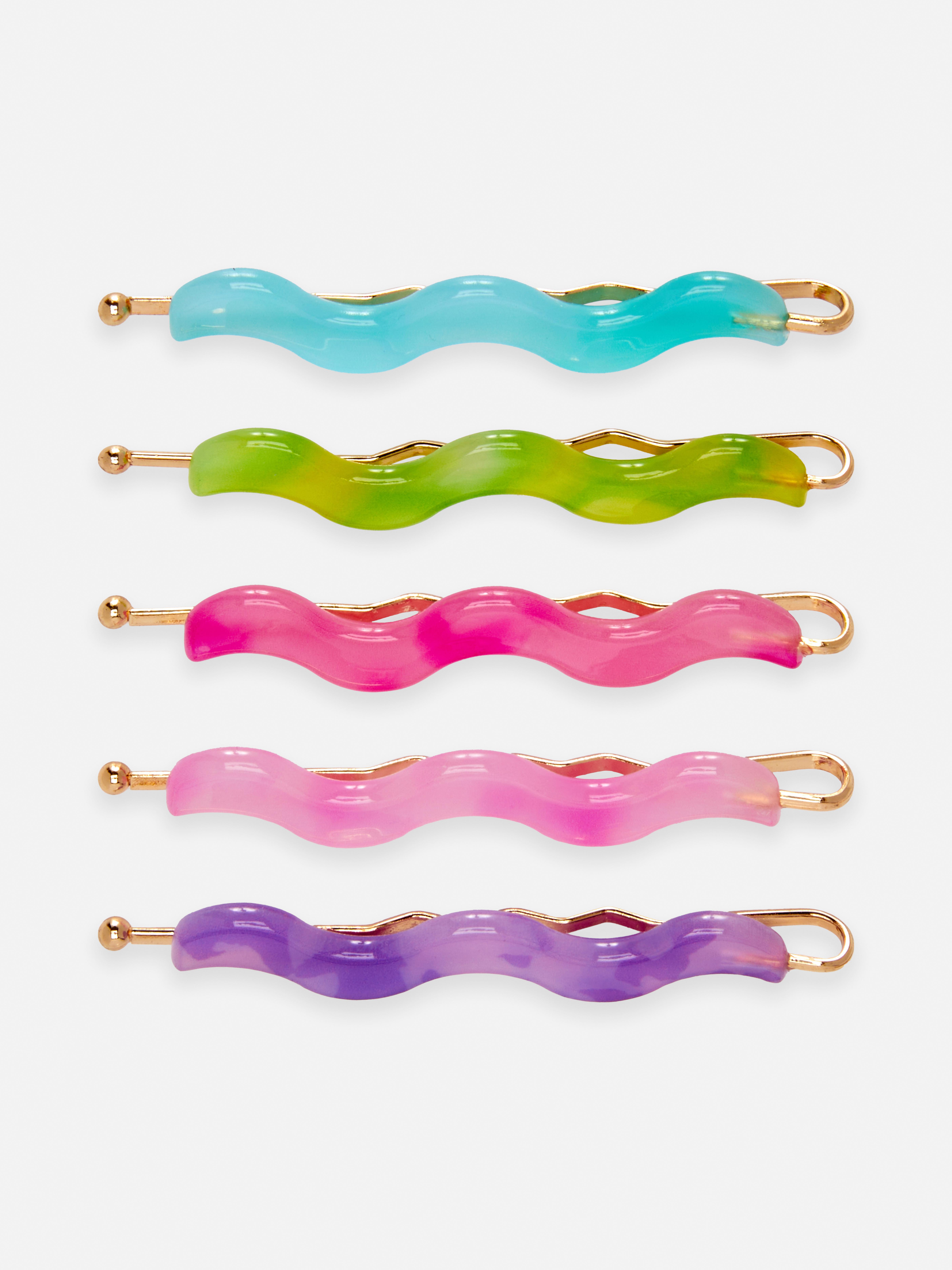5-Pack Wavy Hair Clips