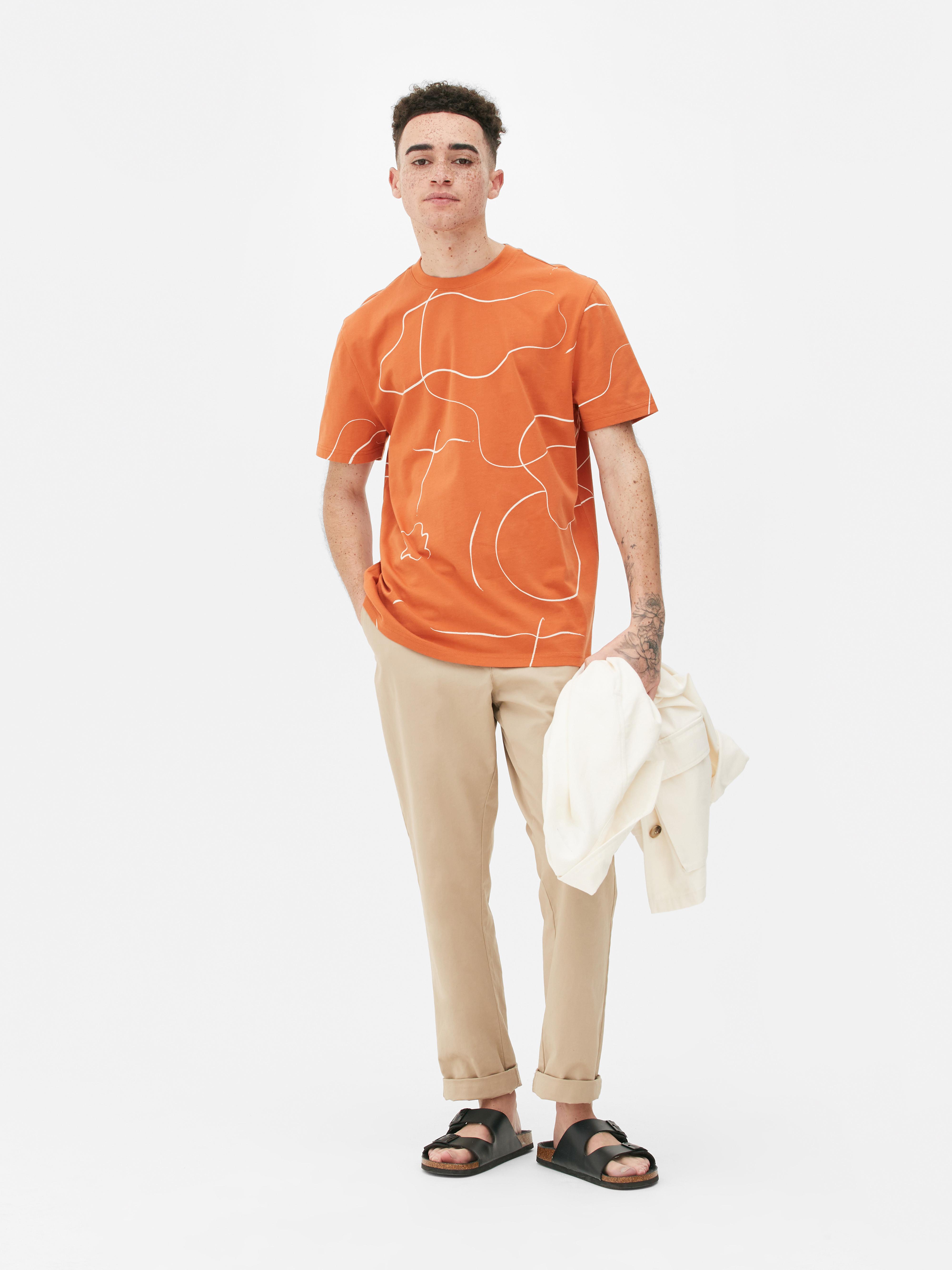 Illustrative All-Over Graphic T-Shirt