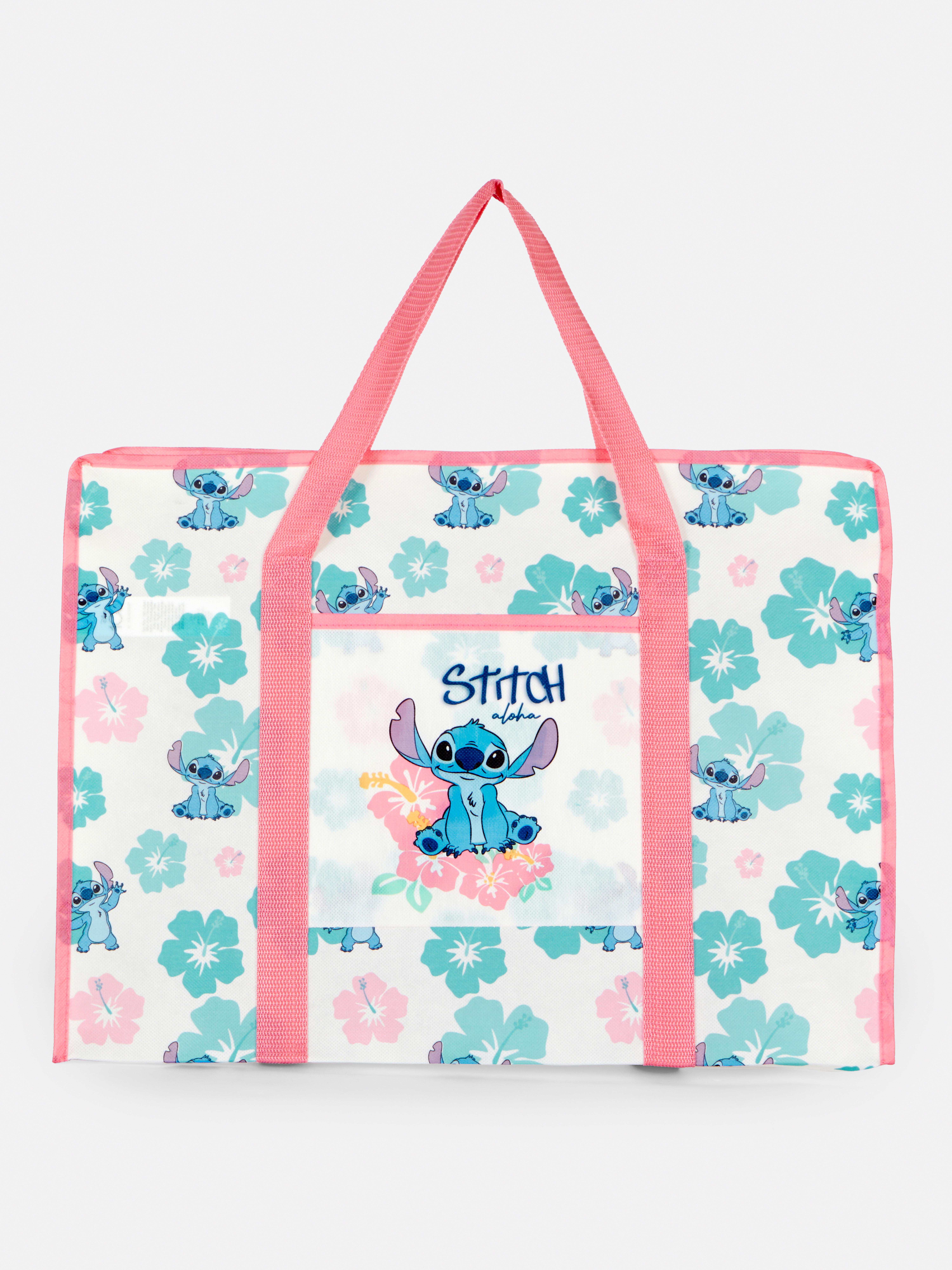 Disney’s Lilo & Stitch Tropical Print Storage Bag White