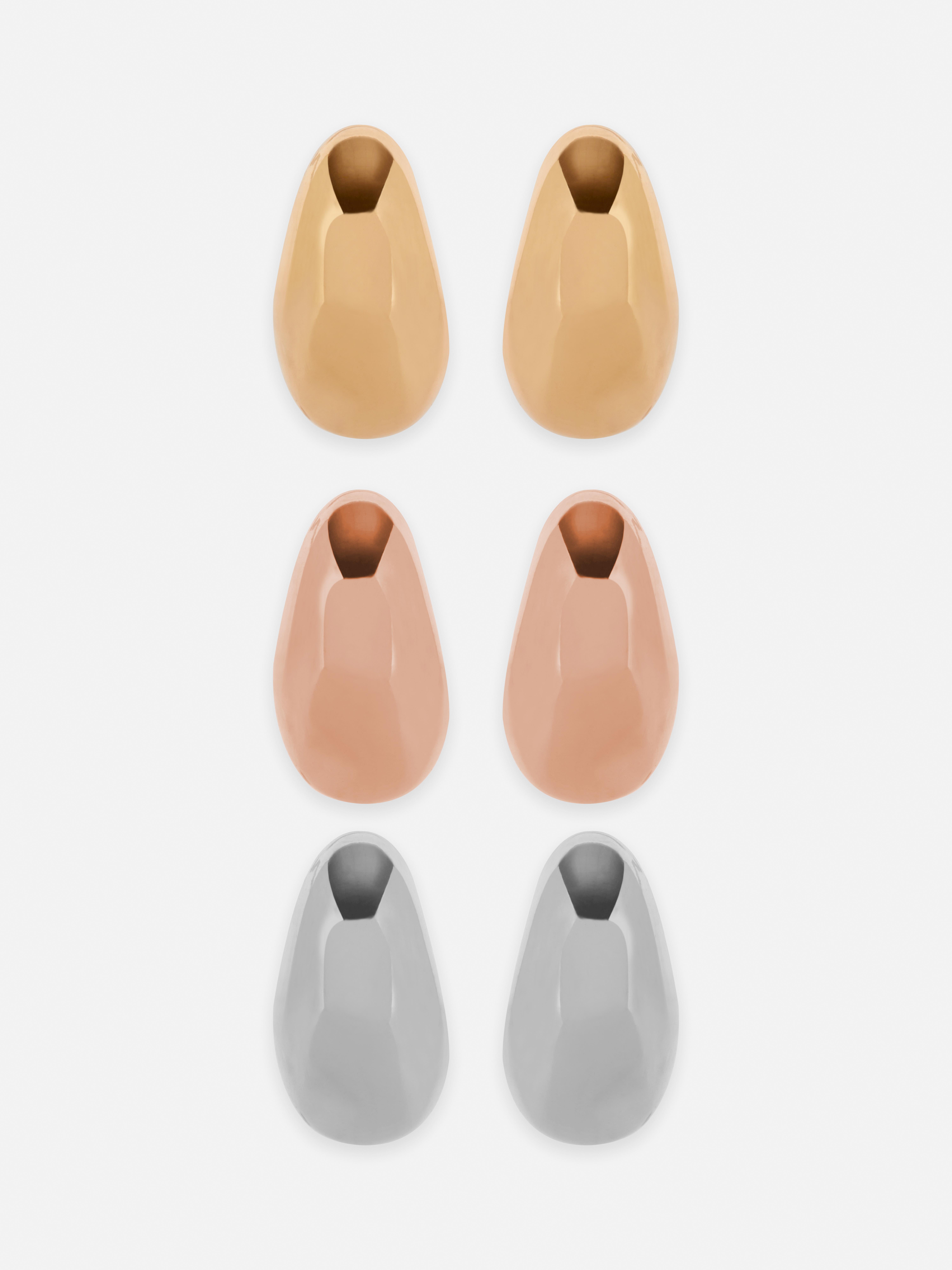3-Pack Mix Drop Earrings