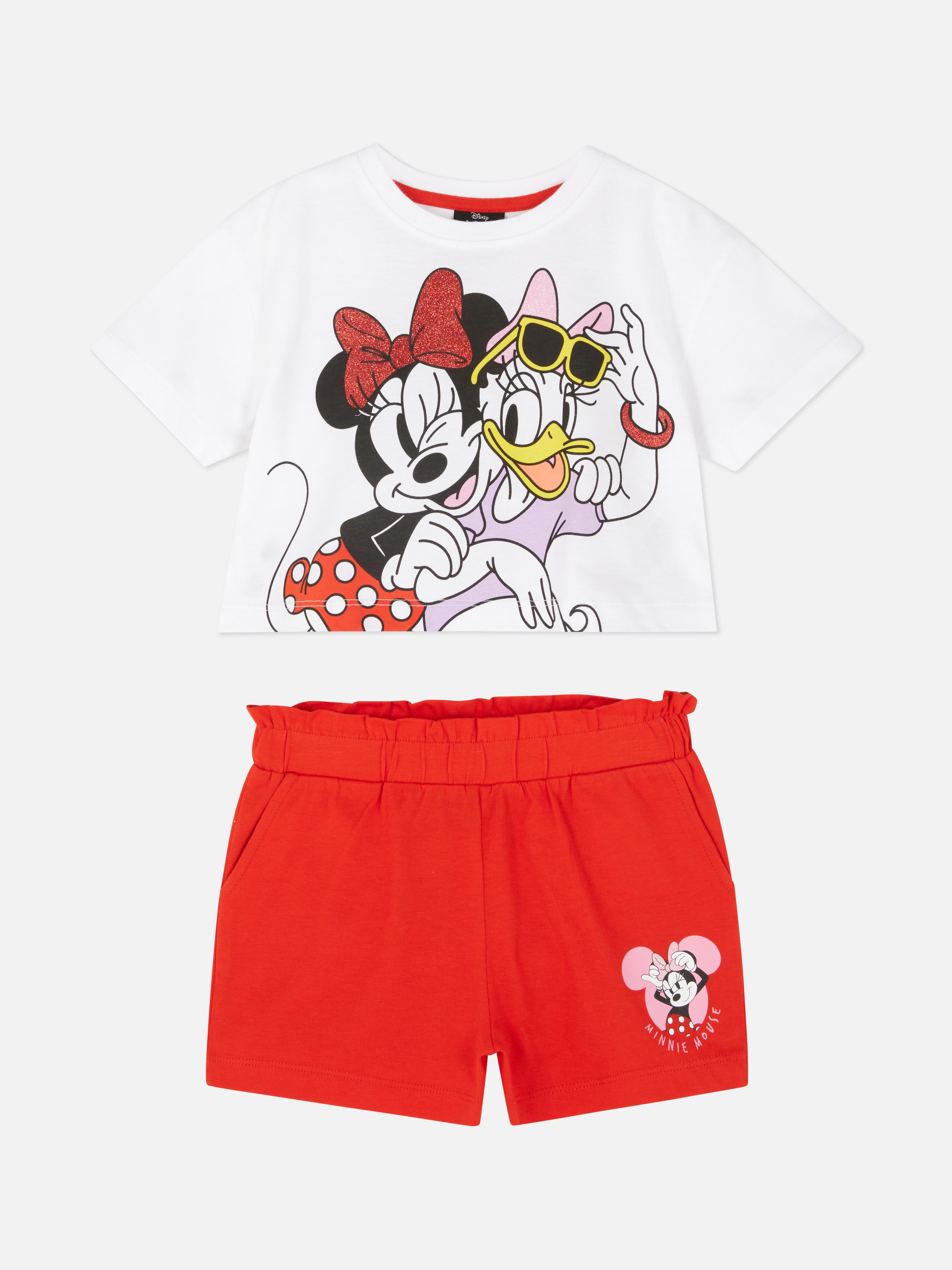 Disney’s Minnie Mouse and Daisy Duck Top and Shorts Set